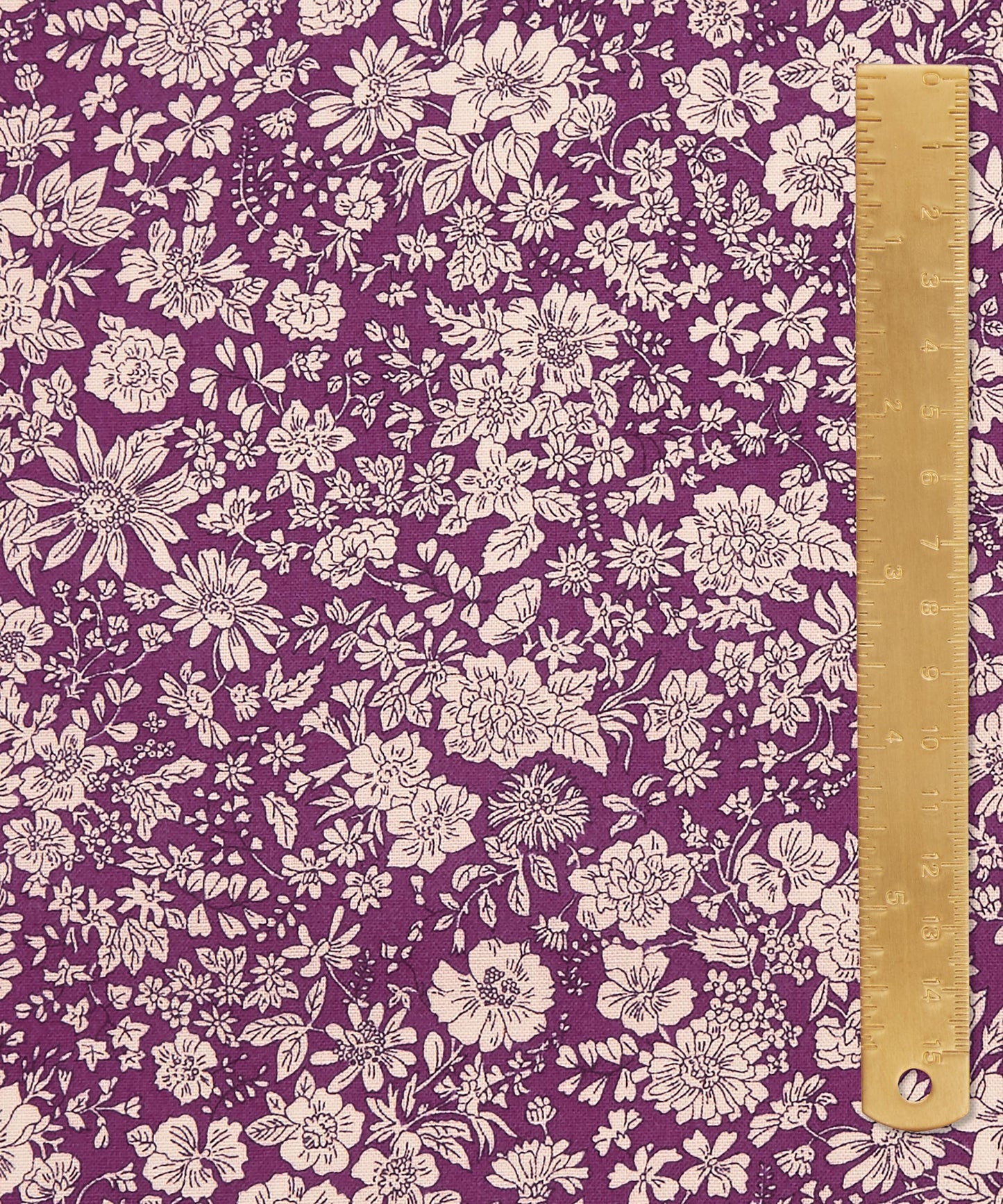 Crocus Emily Belle Lasenby Quilting Cotton Fabric - Purple - Liberty