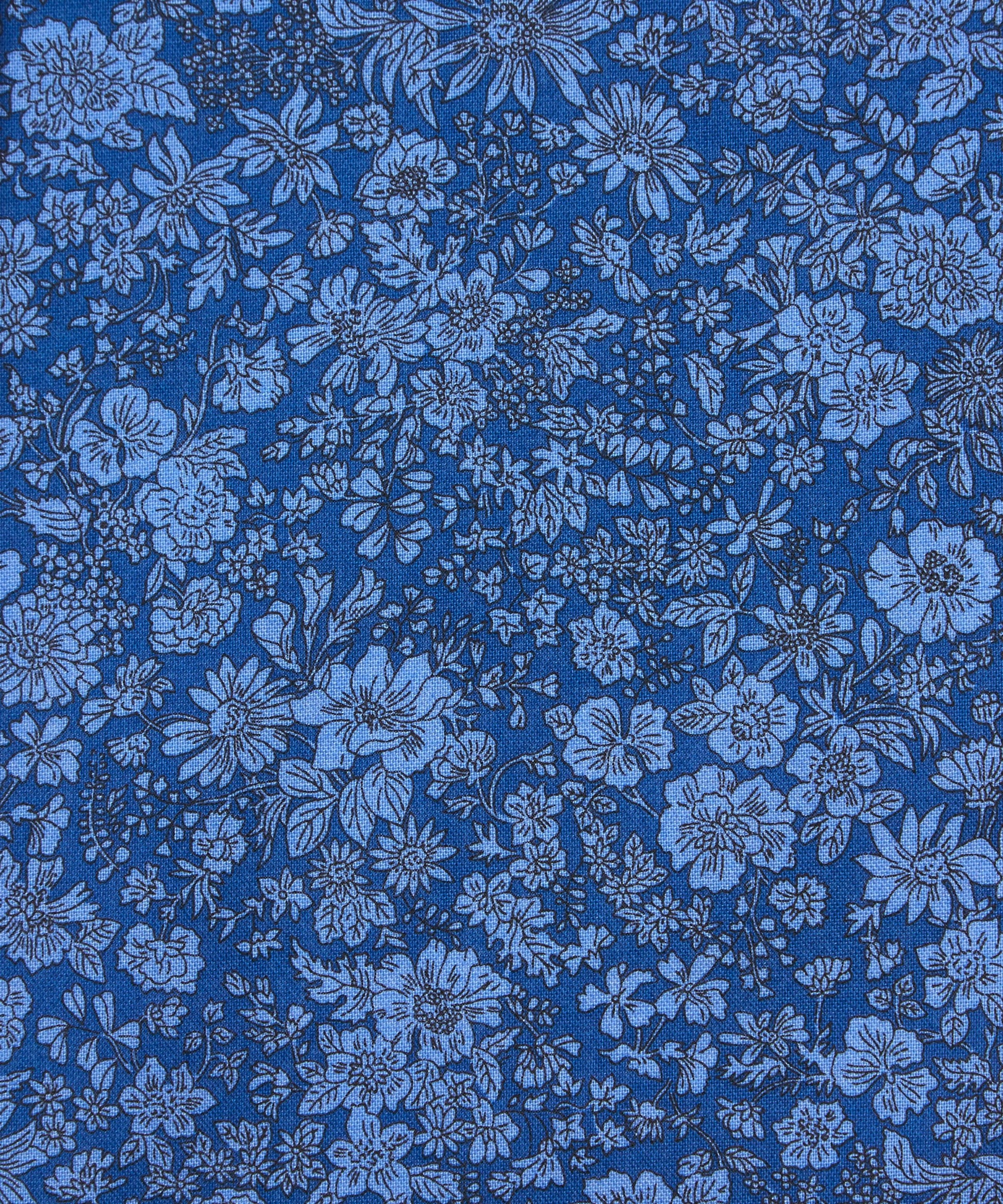 Ultramarine Emily Belle Lasenby Quilting Cotton Fabric - Blue - Liberty