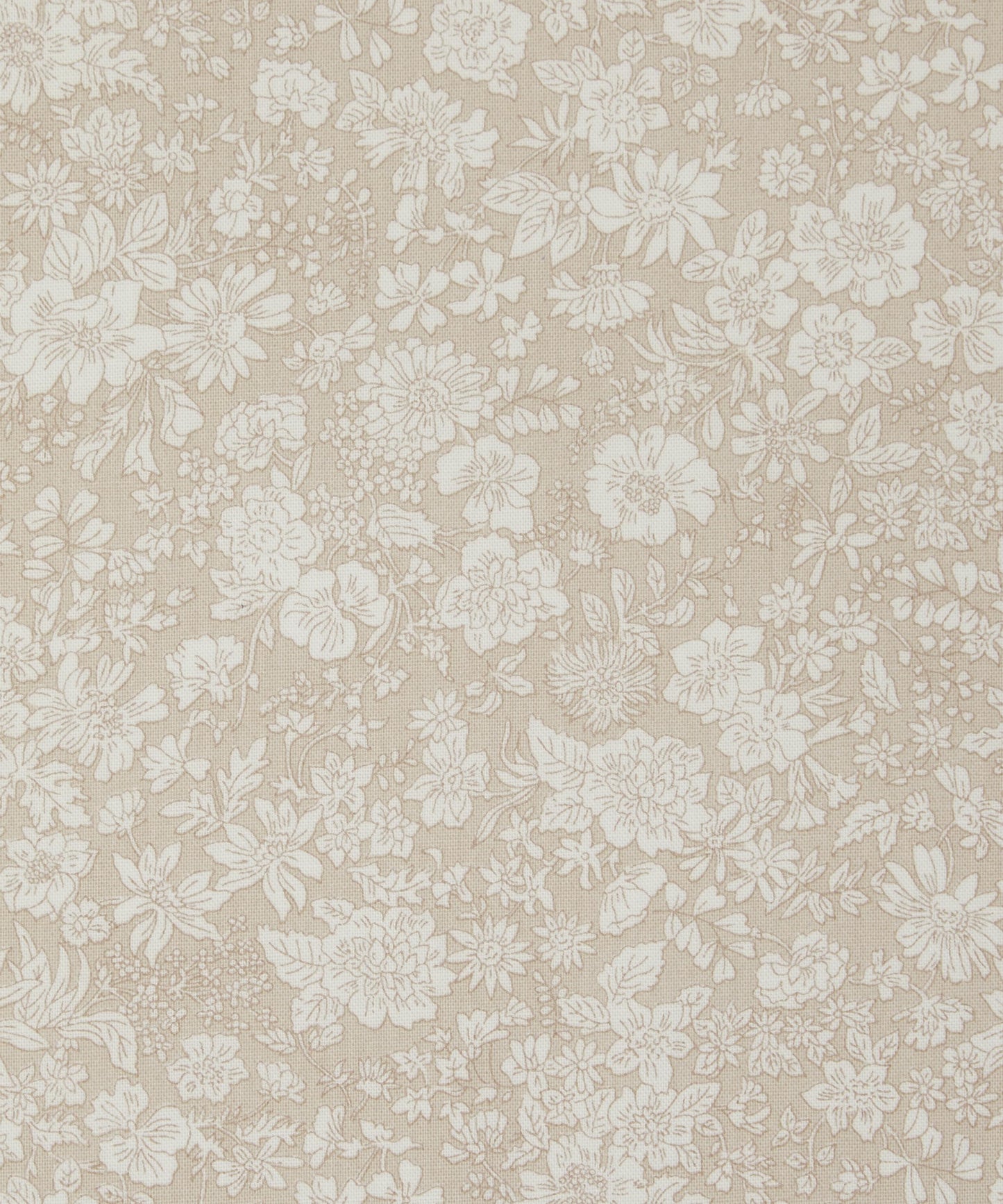 Parchment Emily Belle Lasenby Quilting Cotton Fabric - Sand - Liberty