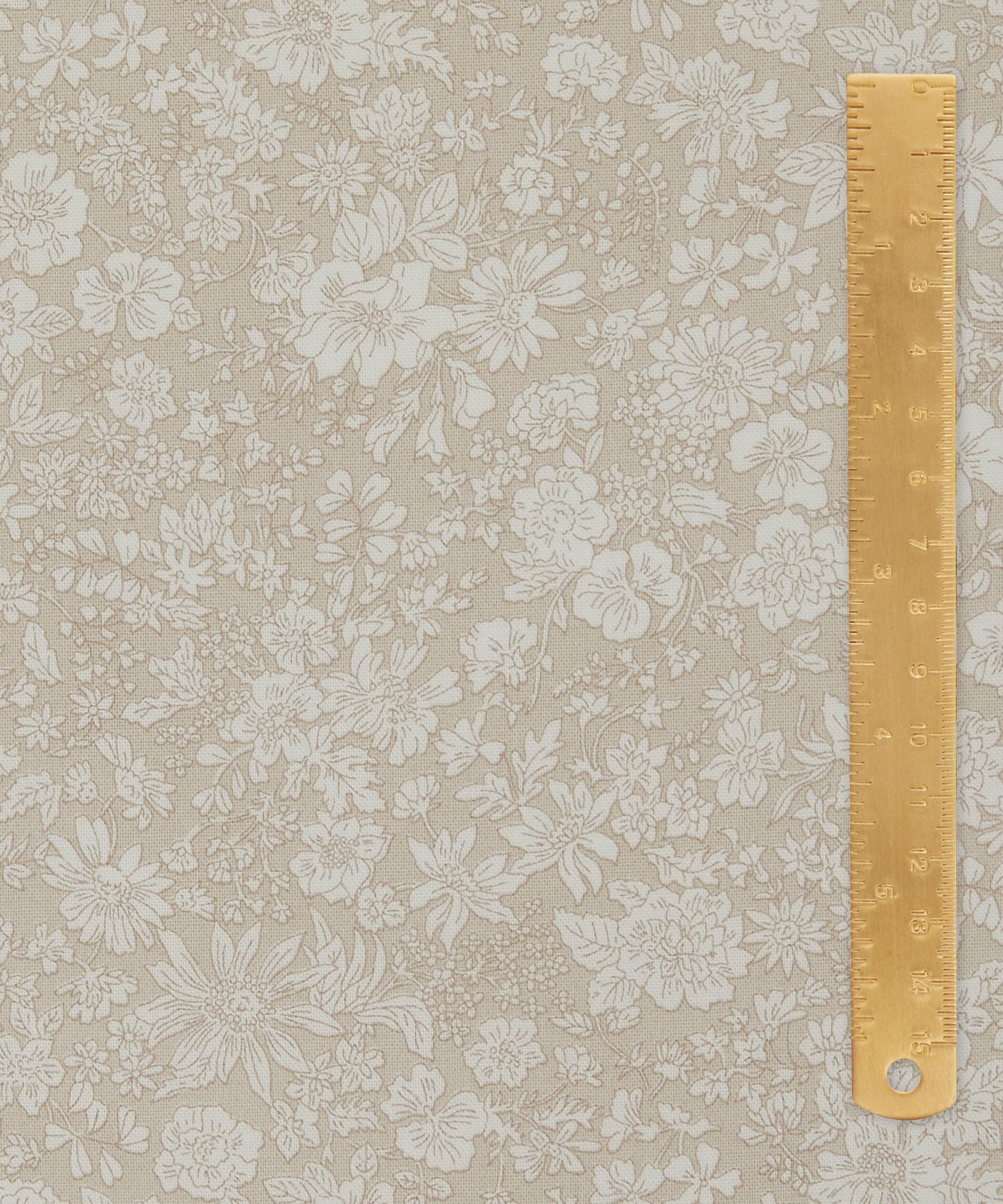 Parchment Emily Belle Lasenby Quilting Cotton Fabric - Sand - Liberty
