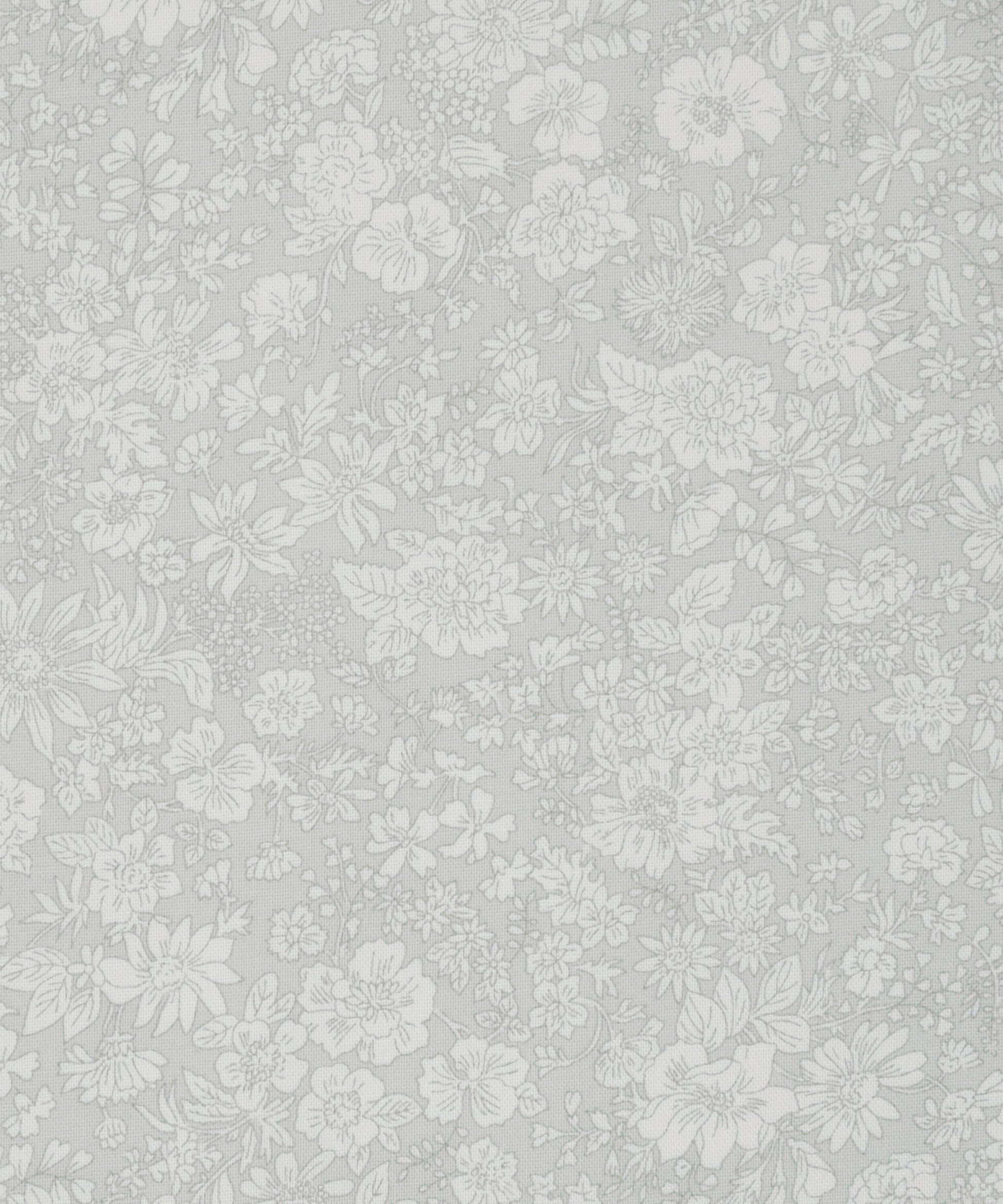 Silver Birch Emily Belle Lasenby Quilting Cotton Fabric - Silver - Liberty