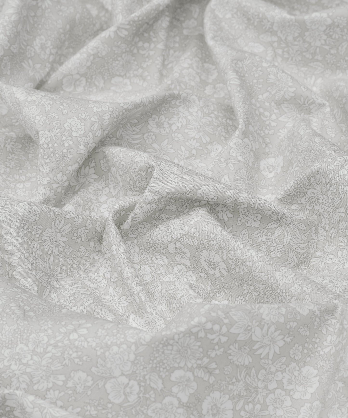 Silver Birch Emily Belle Lasenby Quilting Cotton Fabric - Silver - Liberty