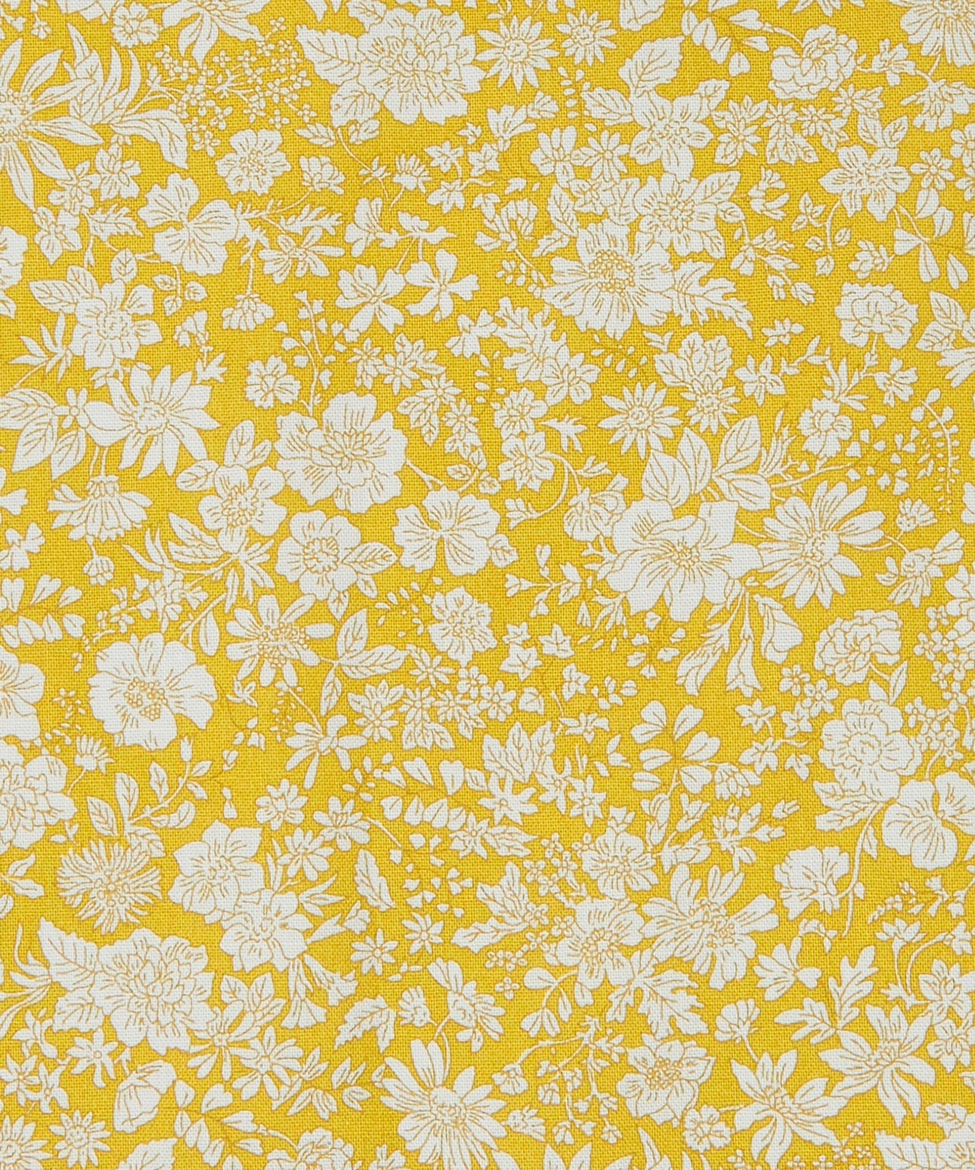 Sunshine Yellow Emily Belle Lasenby Quilting Cotton Fabric - Yellow - Liberty