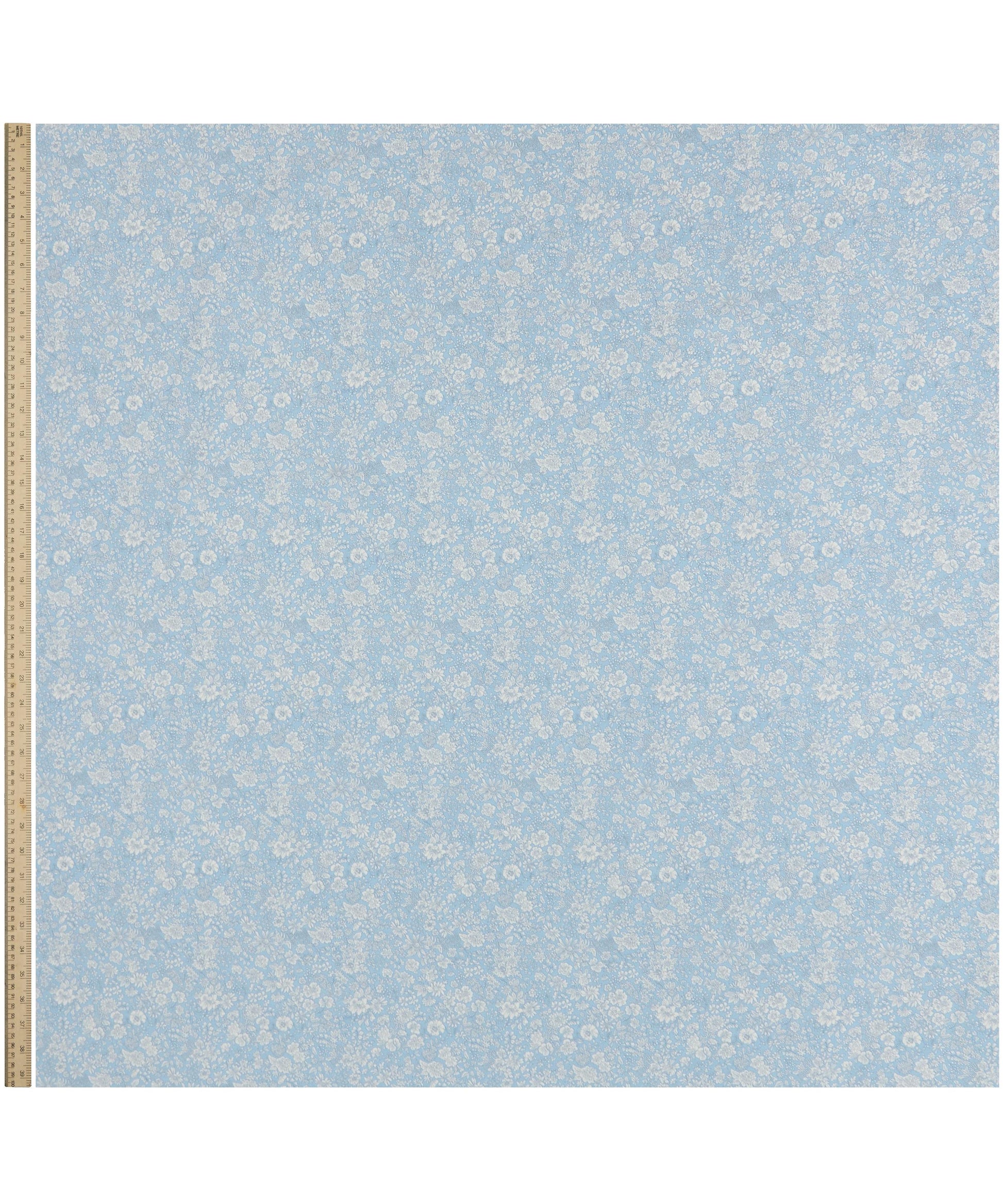 Blue Sky Emily Belle Lasenby Quilting Cotton Fabric - Blue - Liberty