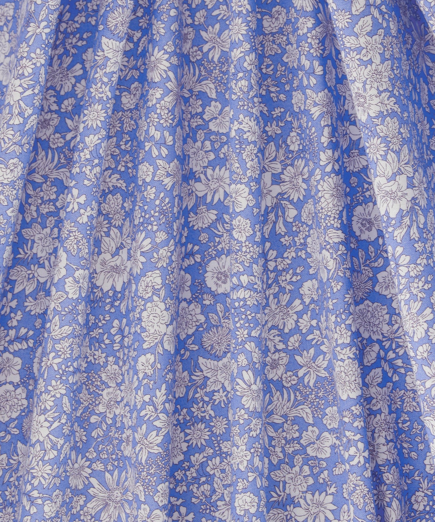 Marine Blue Emily Belle Lasenby Quilting Cotton Fabric - Blue - Liberty