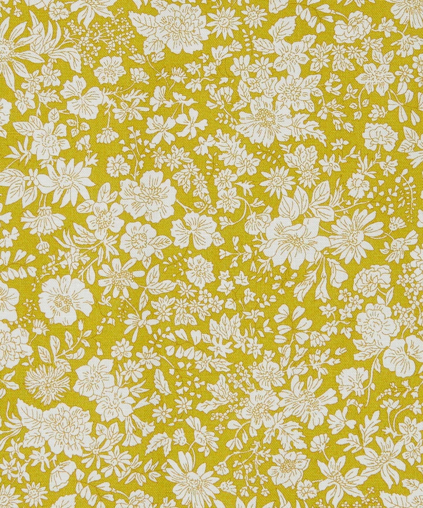 Lime Emily Belle Lasenby Quilting Cotton Fabric - Green - Liberty