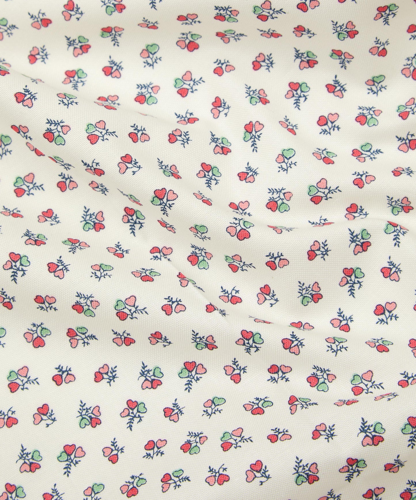 Pre-Cut Heart Bouquet Lasenby Quilting Cotton Fabric - Pink - Liberty
