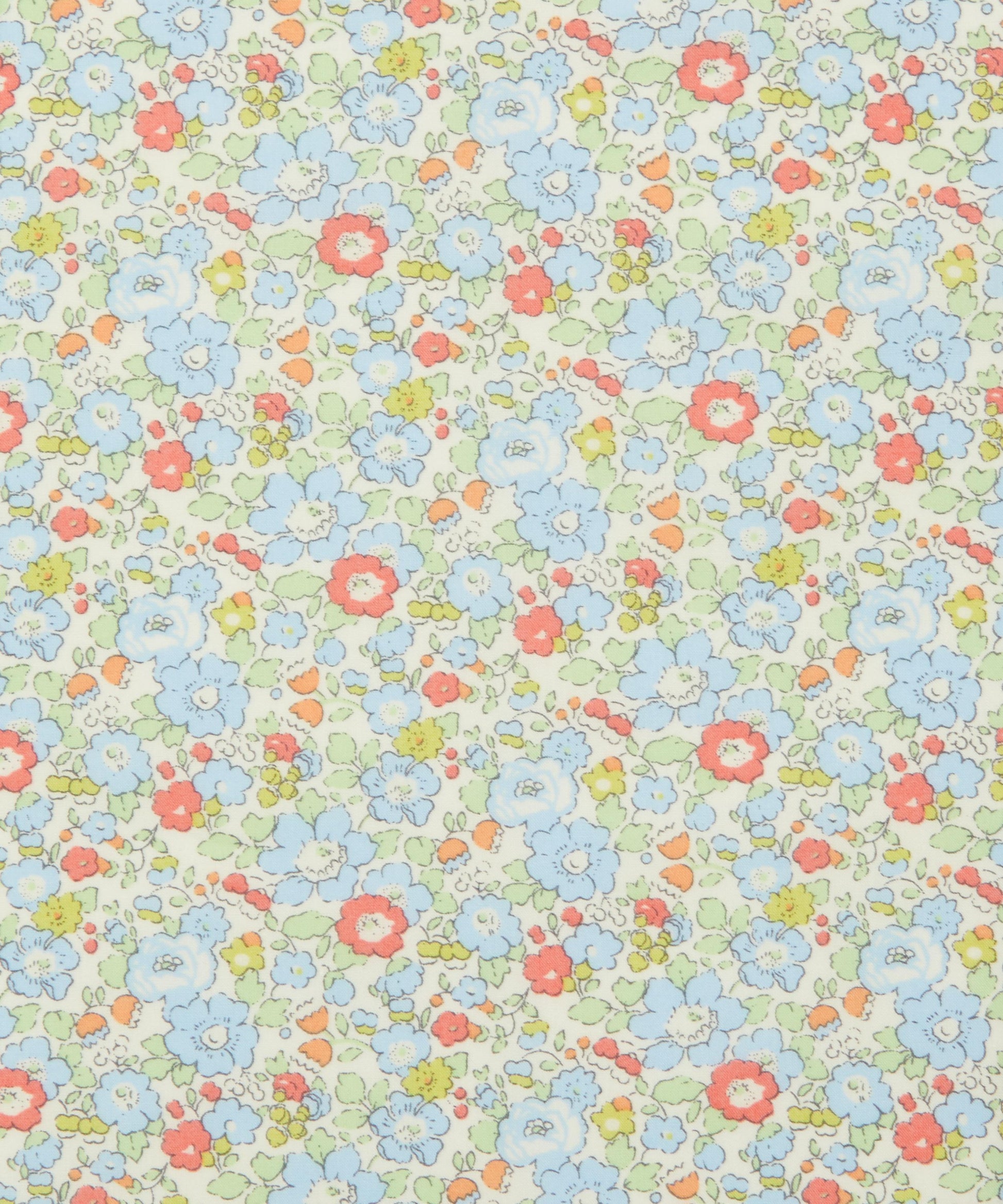 Betsy Ann Tana Lawn™ Cotton Fabric - Teal - Liberty