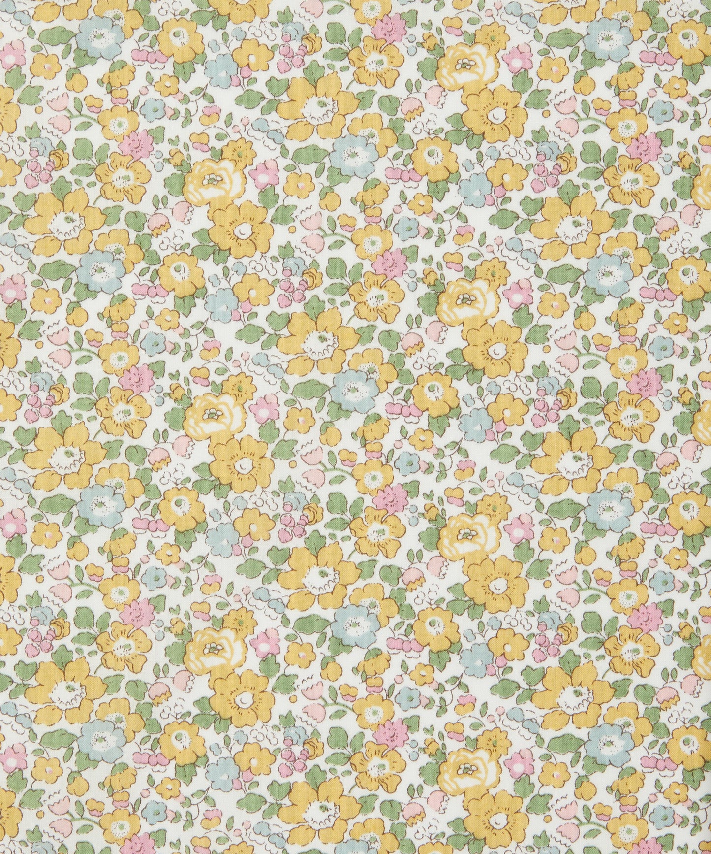 Betsy Ann Tana Lawn™ Cotton Fabric - Yellow - Liberty