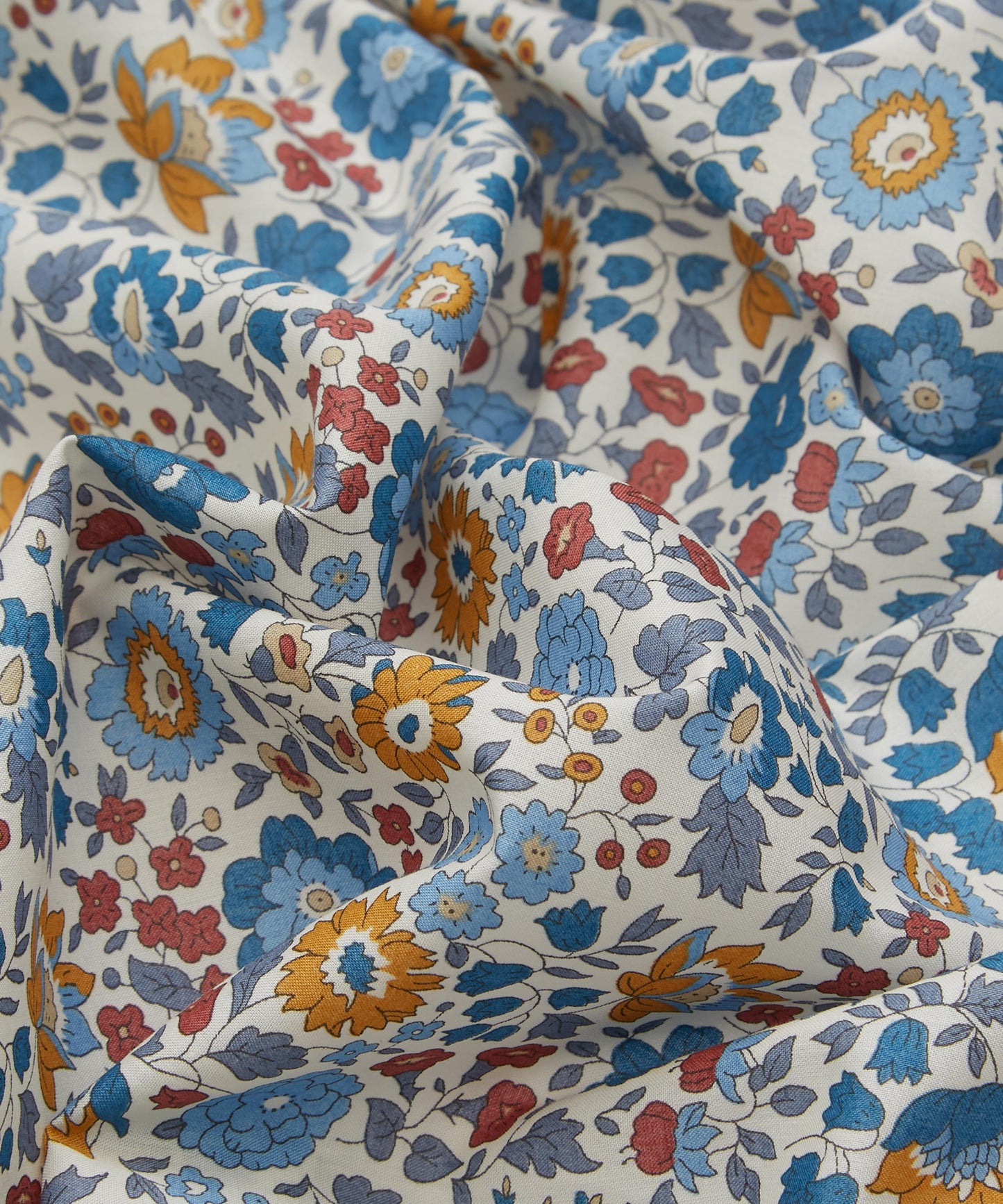 D'Anjo Tana Lawn™ Cotton Fabric - Blue - Liberty