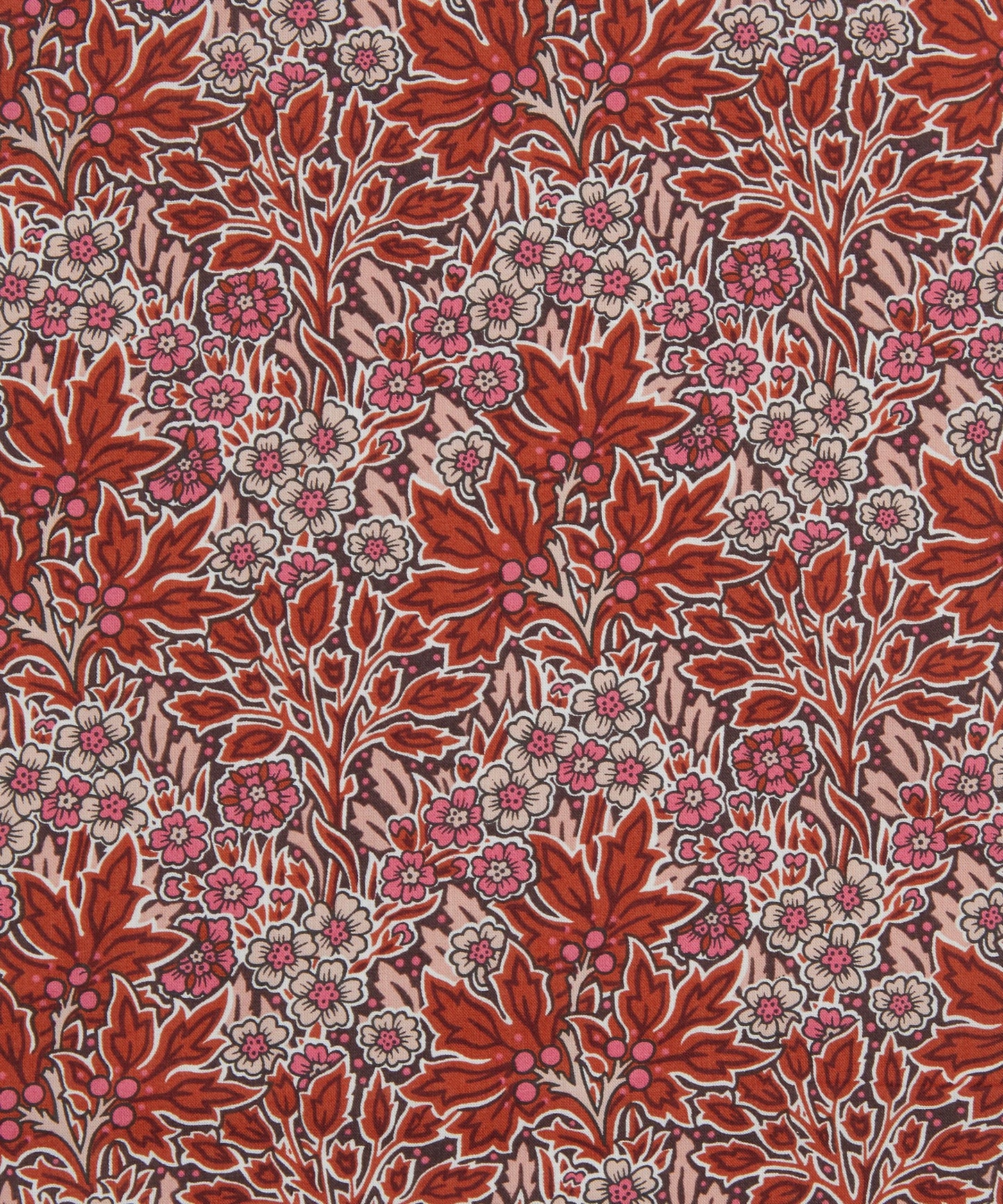 Aubrey Forest Tana Lawn™ Cotton Fabric - Red - Liberty