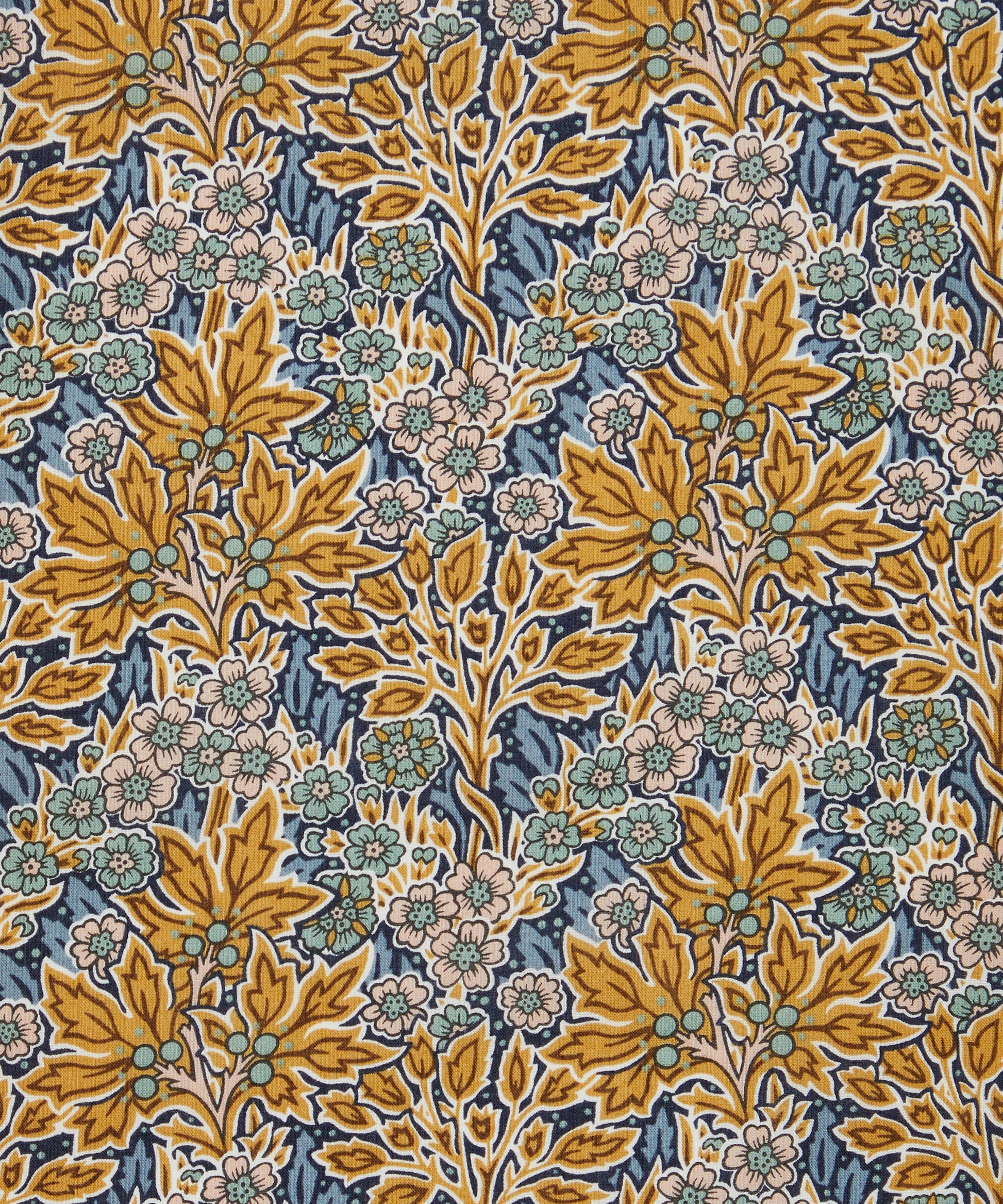 Aubrey Forest Tana Lawn™ Cotton Fabric - Yellow - Liberty