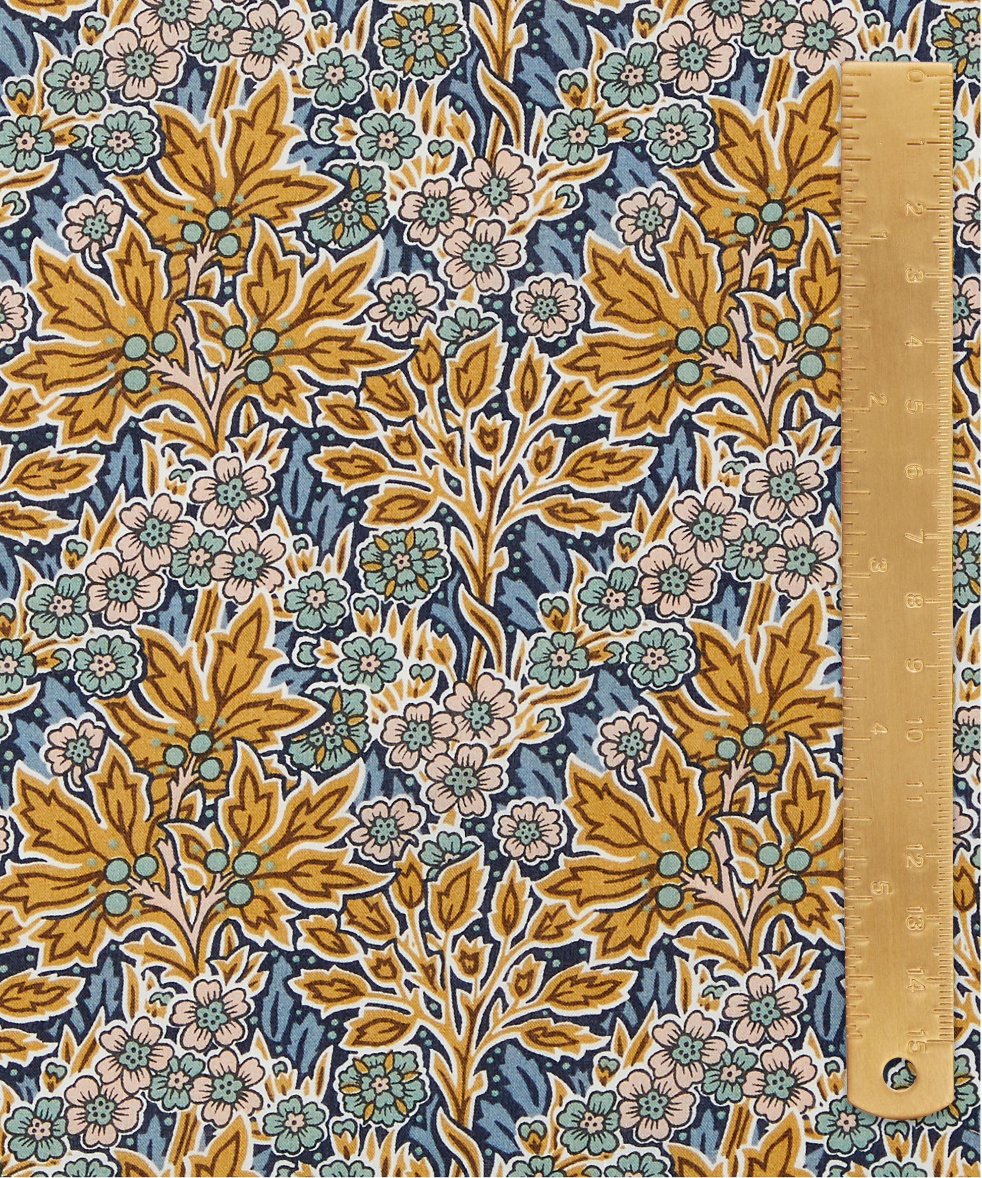 Aubrey Forest Tana Lawn™ Cotton Fabric - Yellow - Liberty