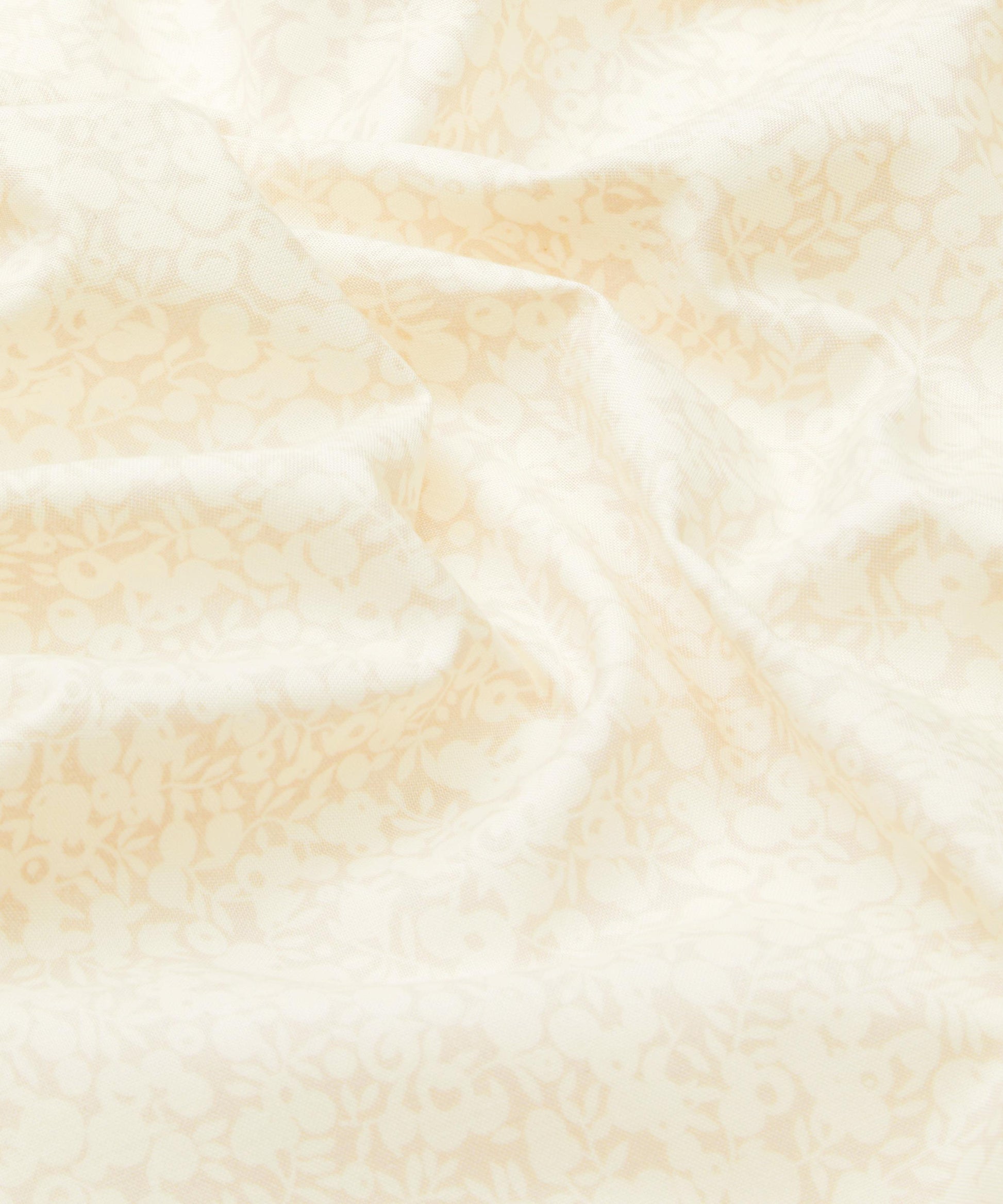 Shortbread Wiltshire Shadow Lasenby Quilting Cotton Fabric - White - Liberty