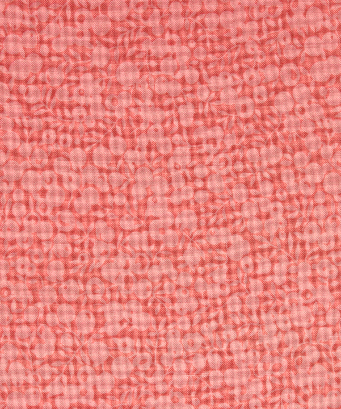Flamingo Pink Wiltshire Shadow Lasenby Quilting Cotton Fabric - Pink - Liberty
