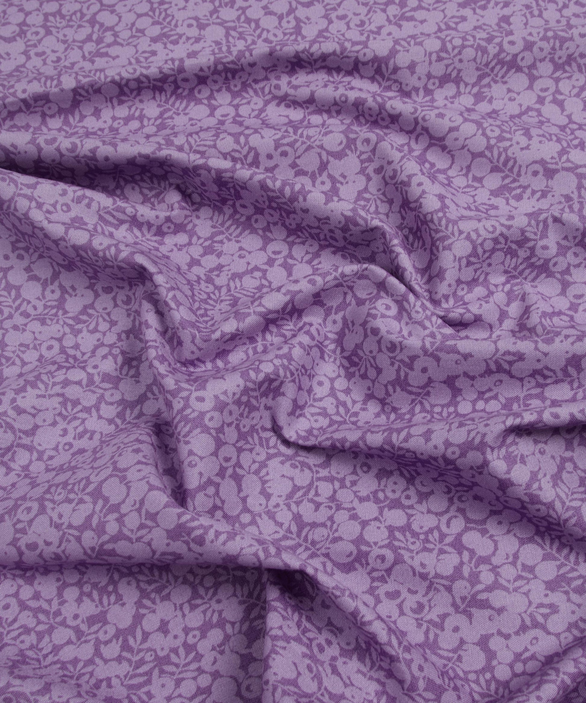 Hyacinth Wiltshire Shadow Lasenby Quilting Cotton Fabric - Purple - Liberty