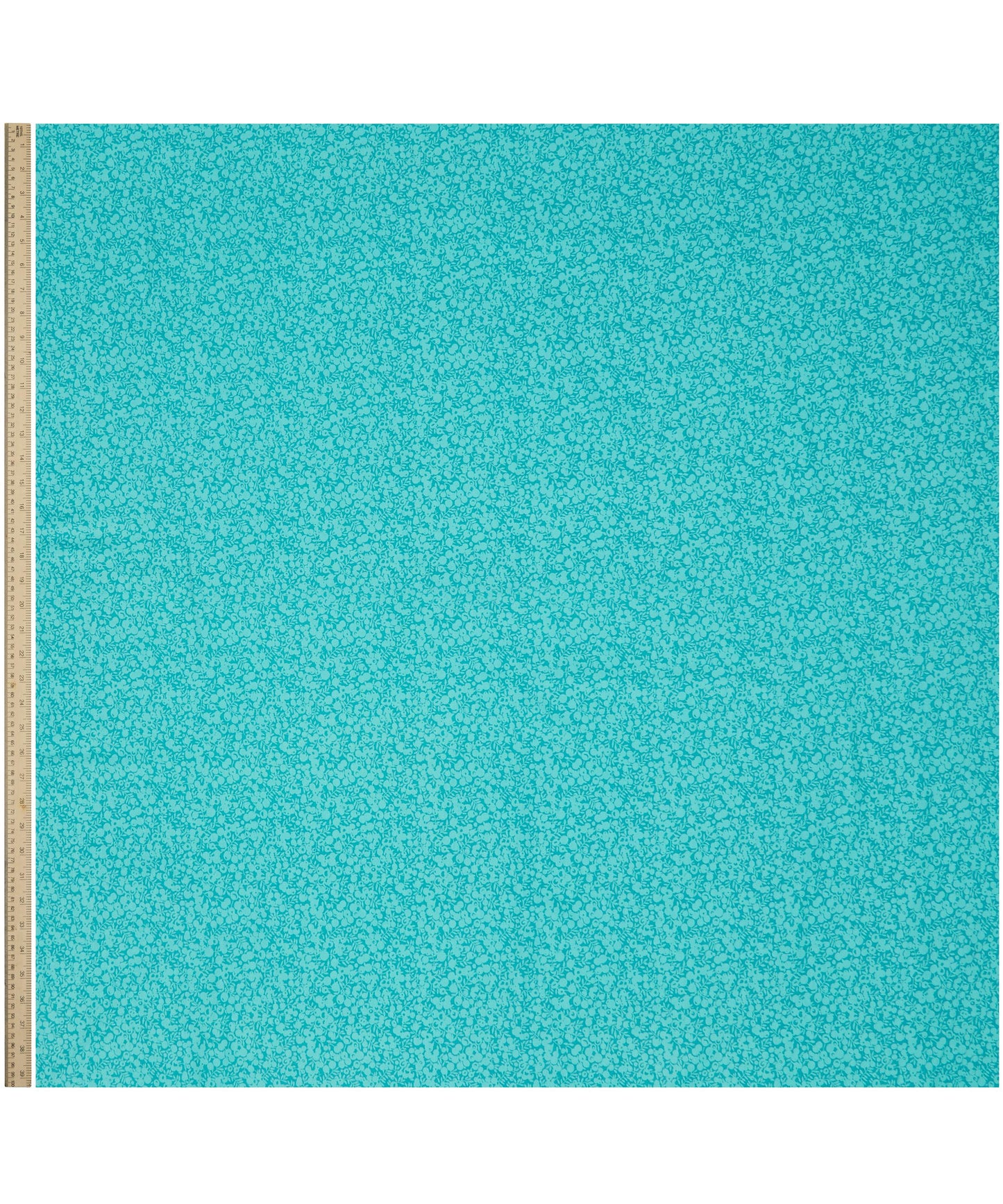 Turquoise Wiltshire Shadow Lasenby Quilting Cotton Fabric - Blue - Liberty