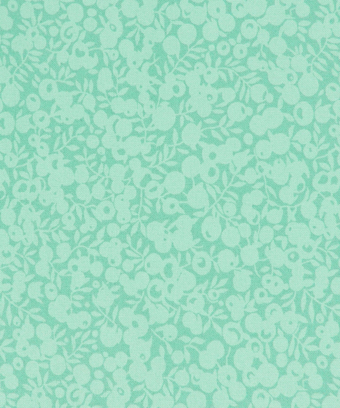Sea Glass Wiltshire Shadow Lasenby Quilting Cotton Fabric - Teal - Liberty