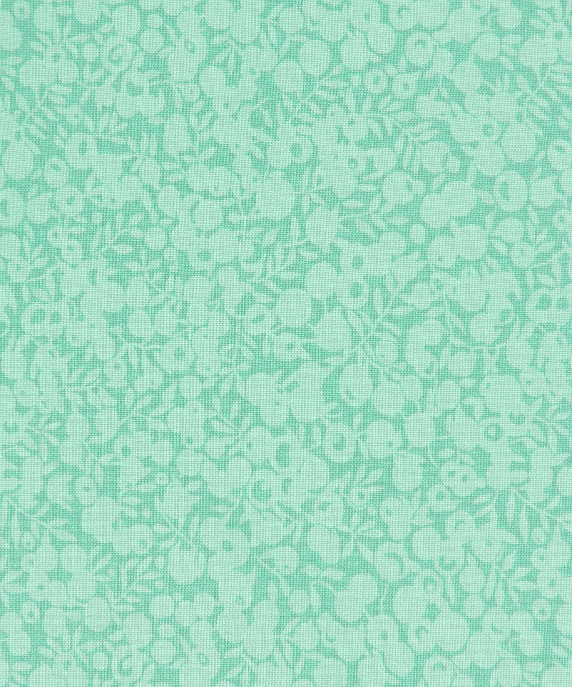 Sea Glass Wiltshire Shadow Lasenby Quilting Cotton Fabric - Teal - Liberty