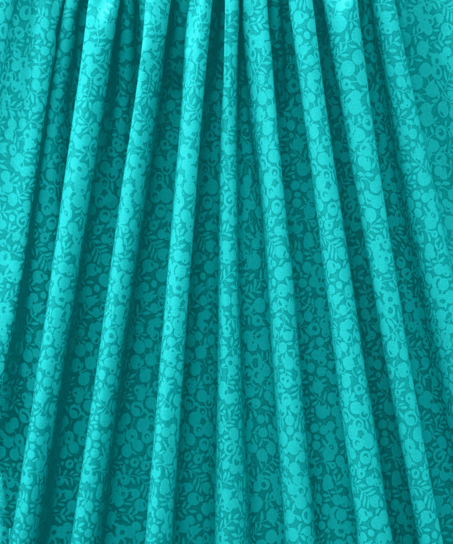 Peacock Feather Wiltshire Shadow Lasenby Quilting Cotton Fabric - Teal - Liberty