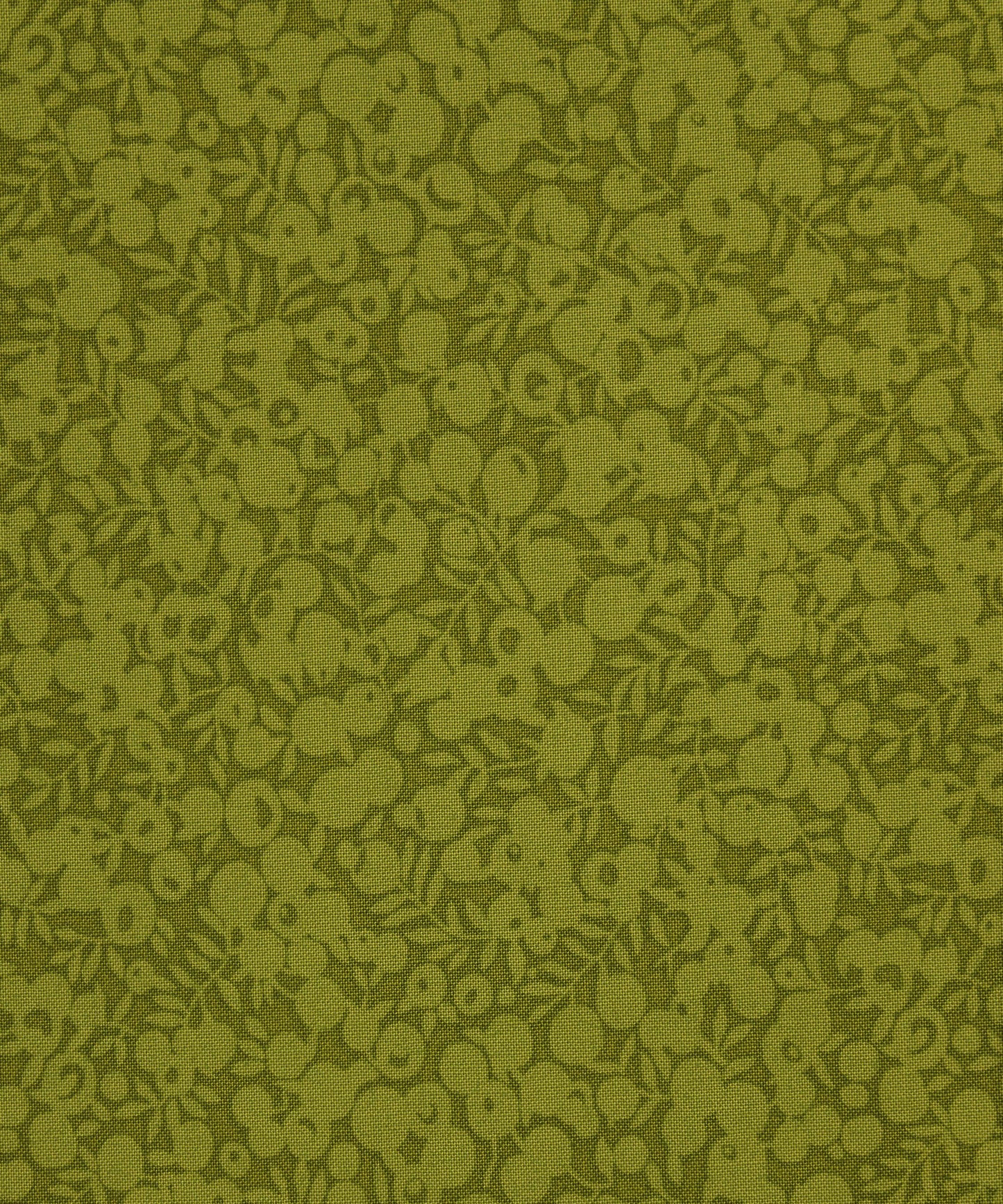 Olive Wiltshire Shadow Lasenby Quilting Cotton Fabric - Green - Liberty