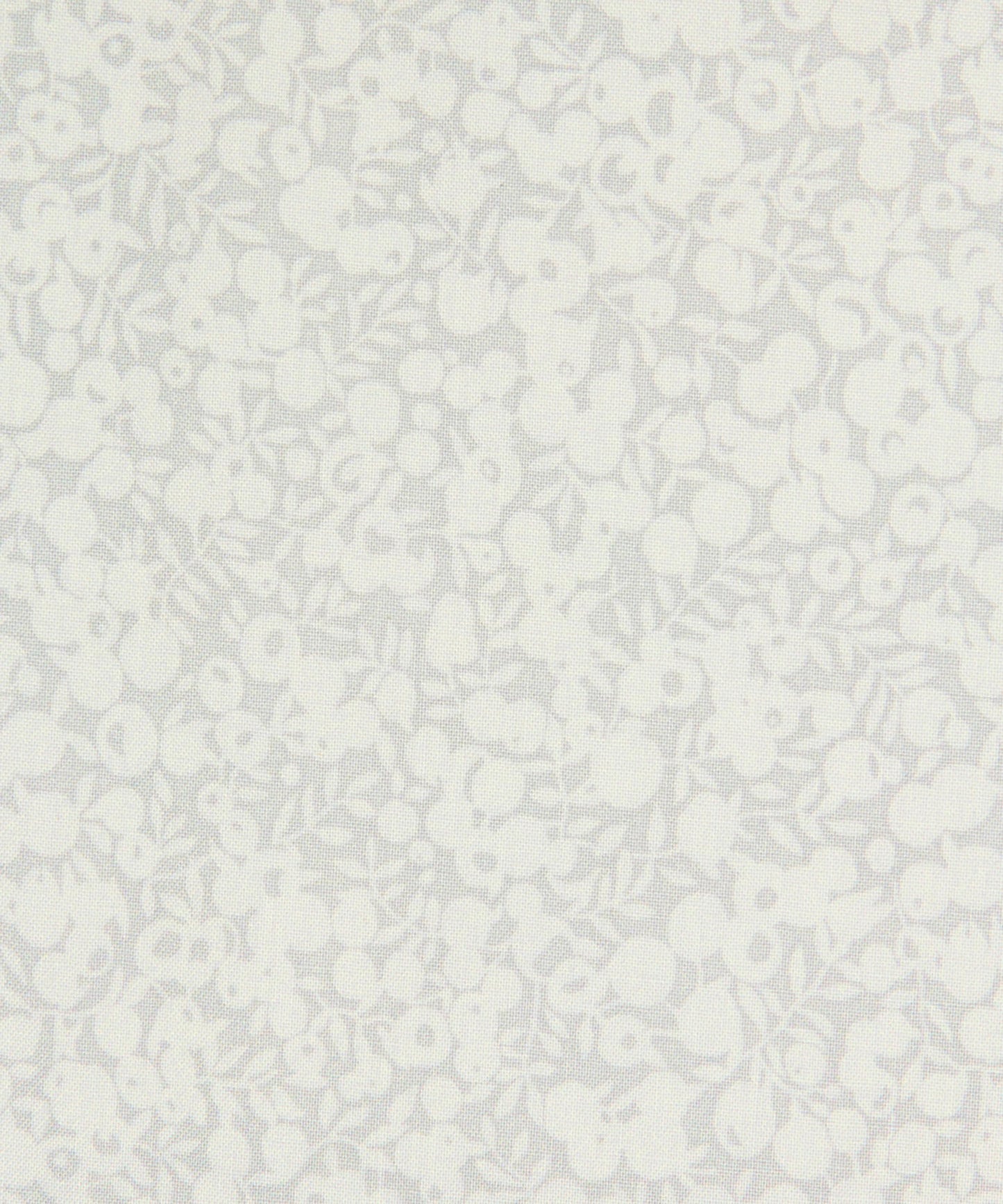 Moon Wiltshire Shadow Lasenby Quilting Cotton Fabric - White - Liberty