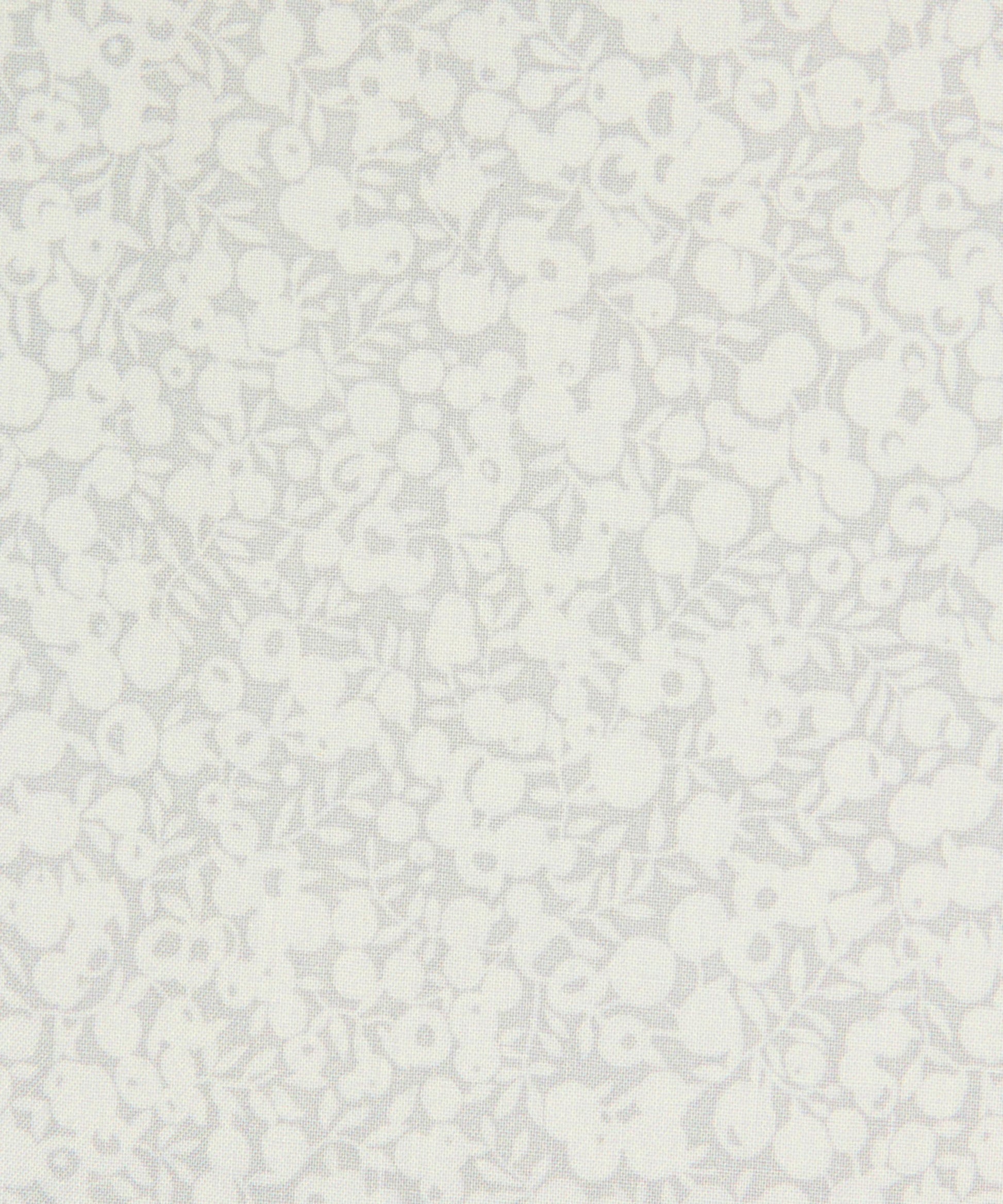 Moon Wiltshire Shadow Lasenby Quilting Cotton Fabric - White - Liberty