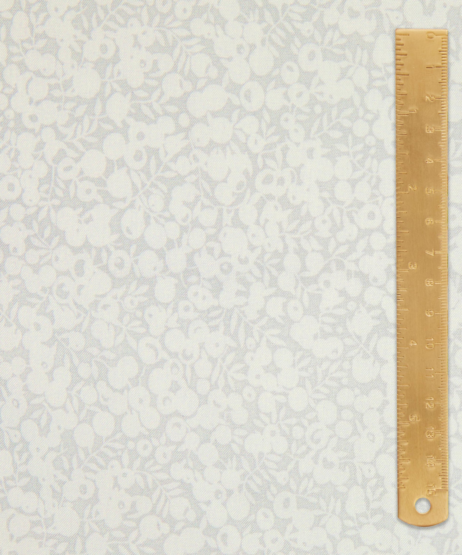 Moon Wiltshire Shadow Lasenby Quilting Cotton Fabric - White - Liberty