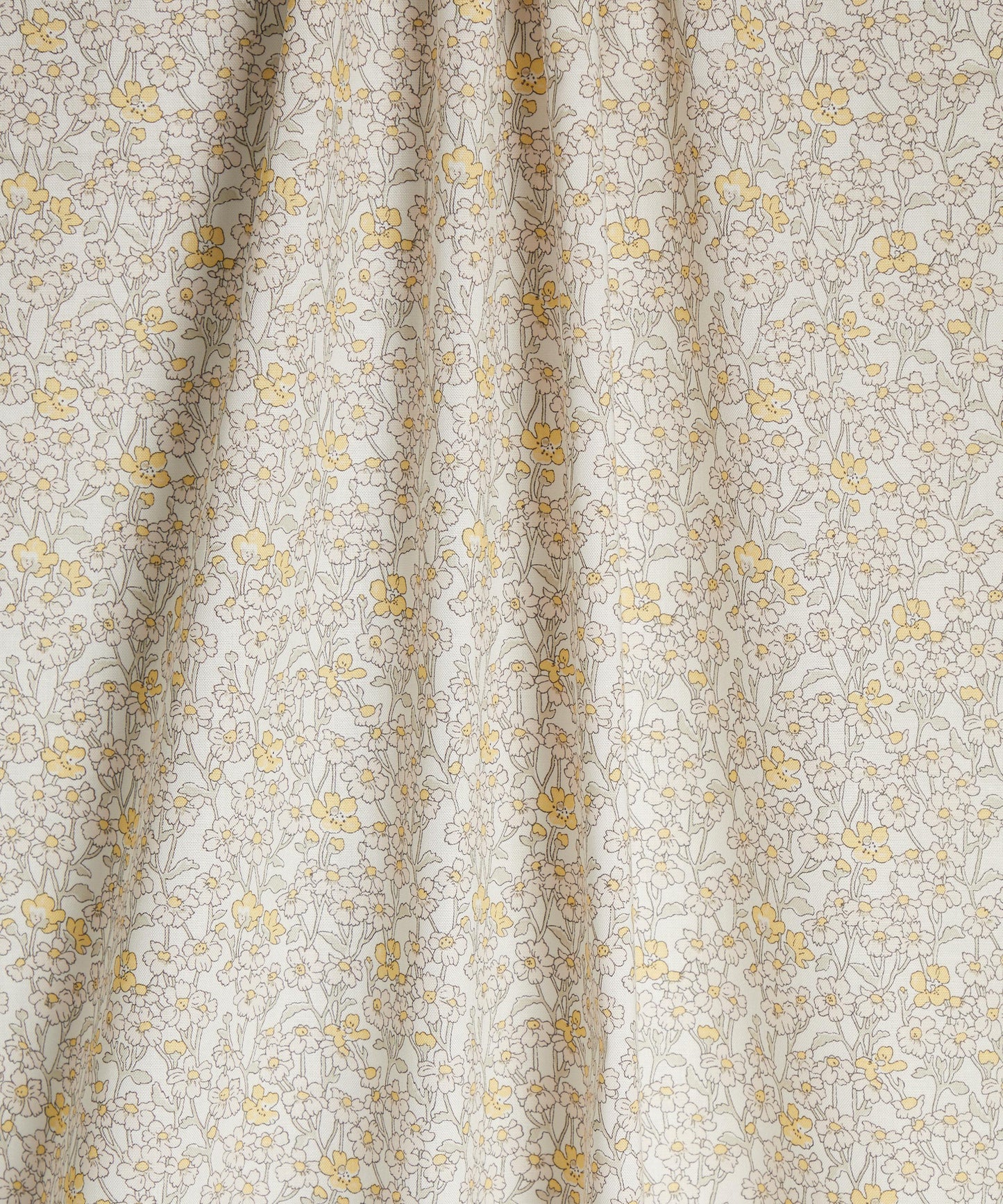 Chiltern Hill Lasenby Quilting Cotton Fabric - White - Liberty