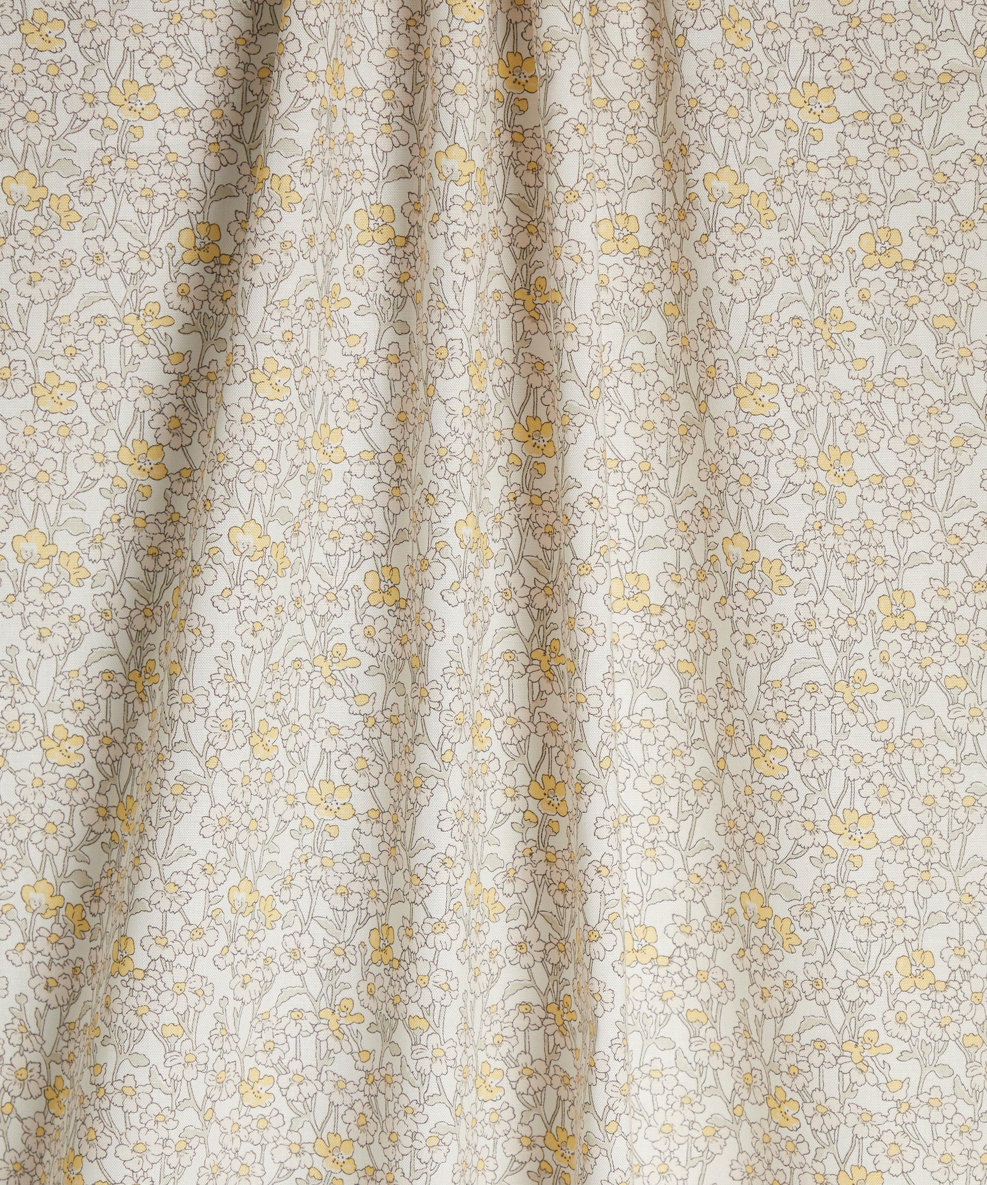 Chiltern Hill Lasenby Quilting Cotton Fabric - White - Liberty