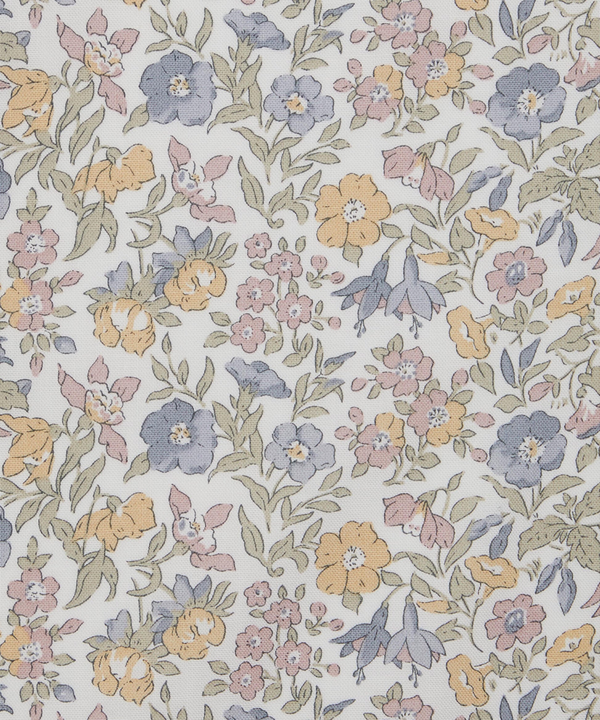 Mamie Flower Lasenby Quilting Cotton Fabric - Multicolor - Liberty