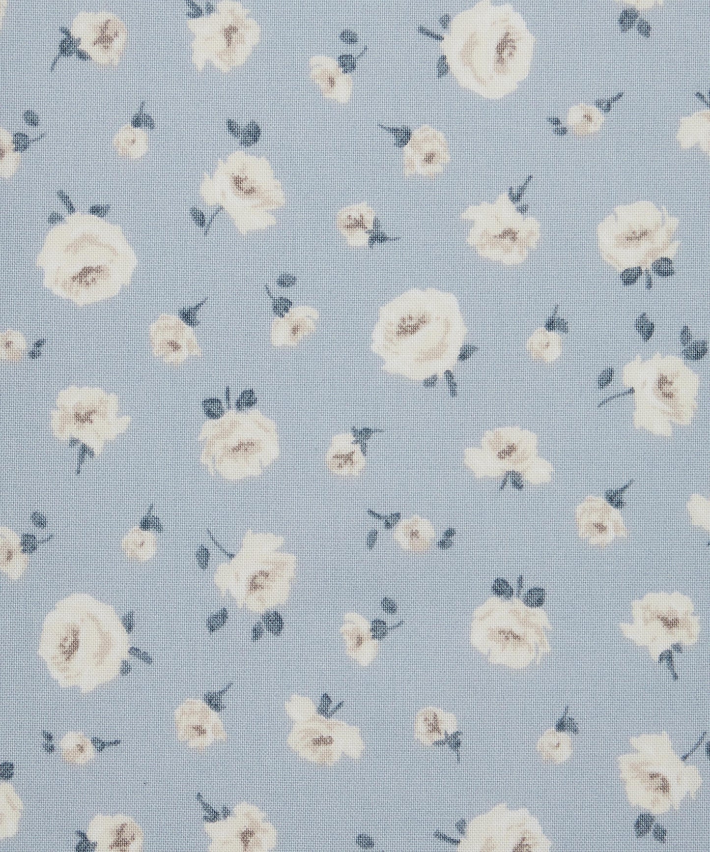 Mary Rose Lasenby Quilting Cotton Fabric - Silver - Liberty