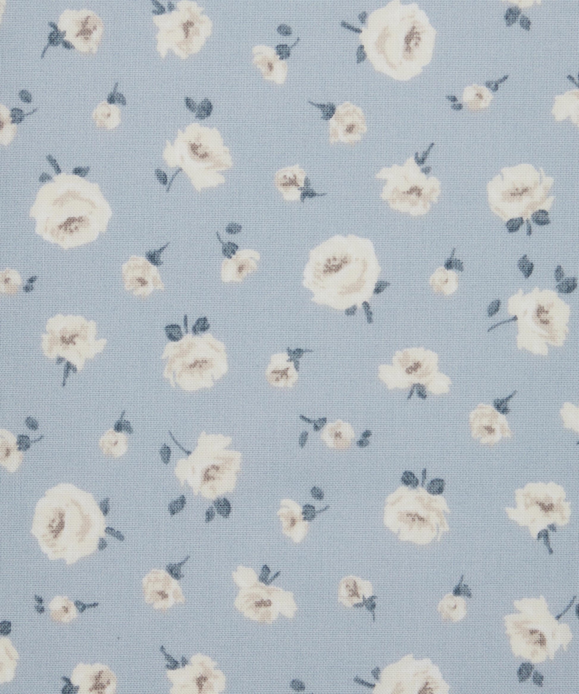 Mary Rose Lasenby Quilting Cotton Fabric - Silver - Liberty