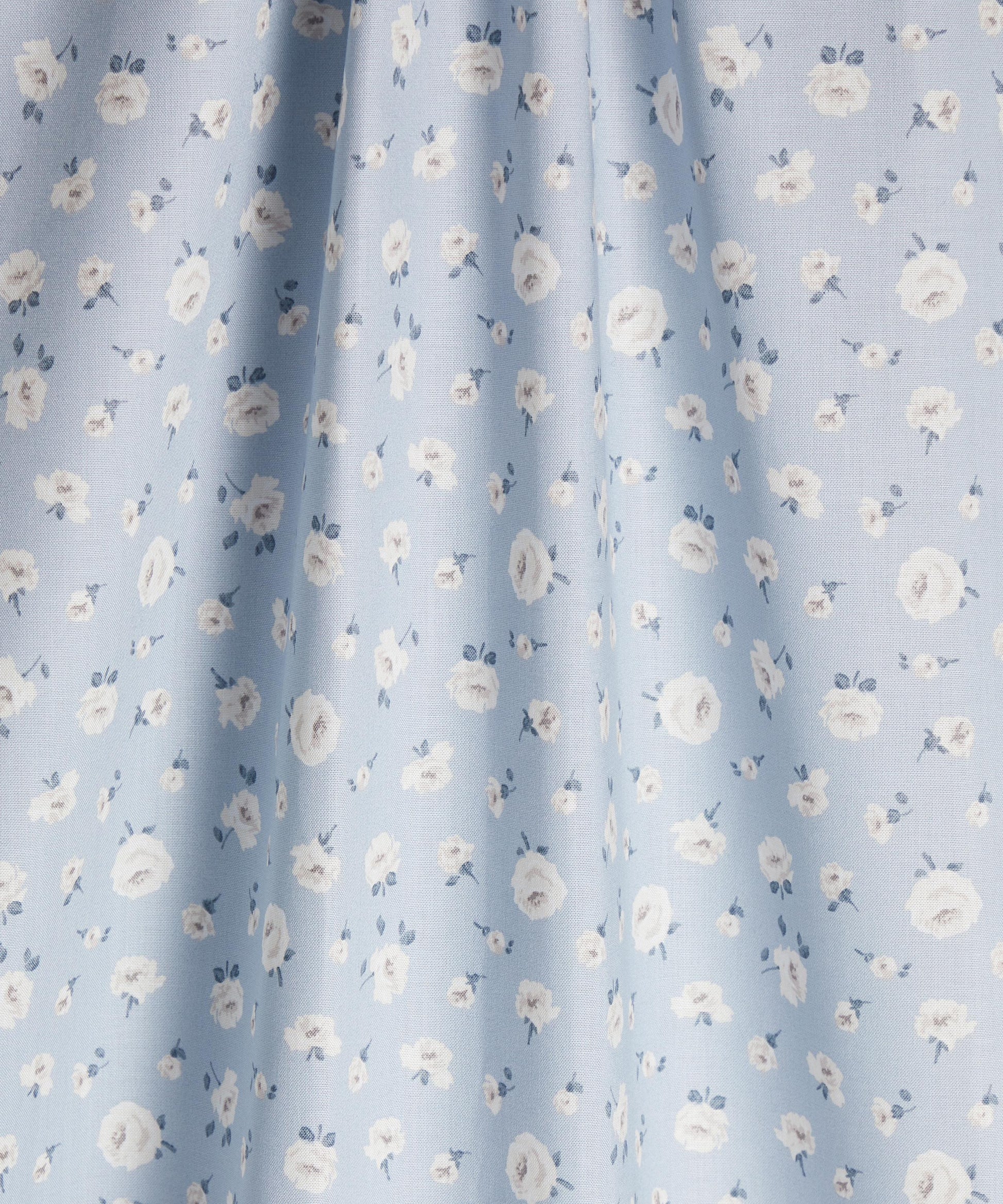 Mary Rose Lasenby Quilting Cotton Fabric - Silver - Liberty