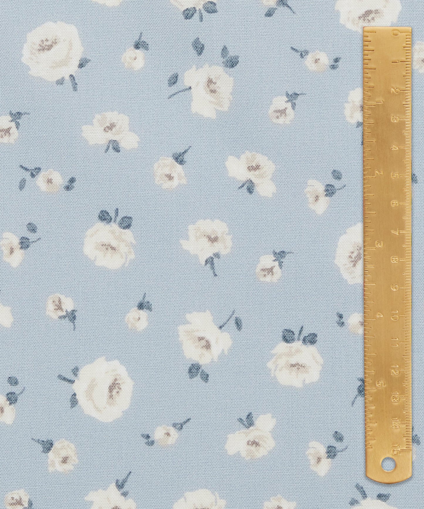 Mary Rose Lasenby Quilting Cotton Fabric - Silver - Liberty