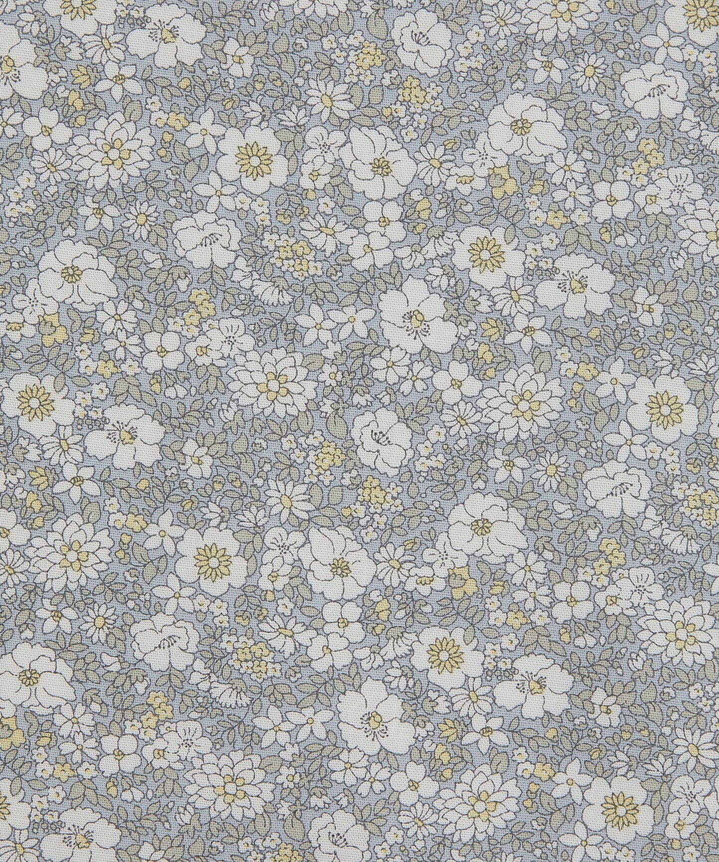 Arley Blossom Lasenby Quilting Cotton Fabric - Gray - Liberty