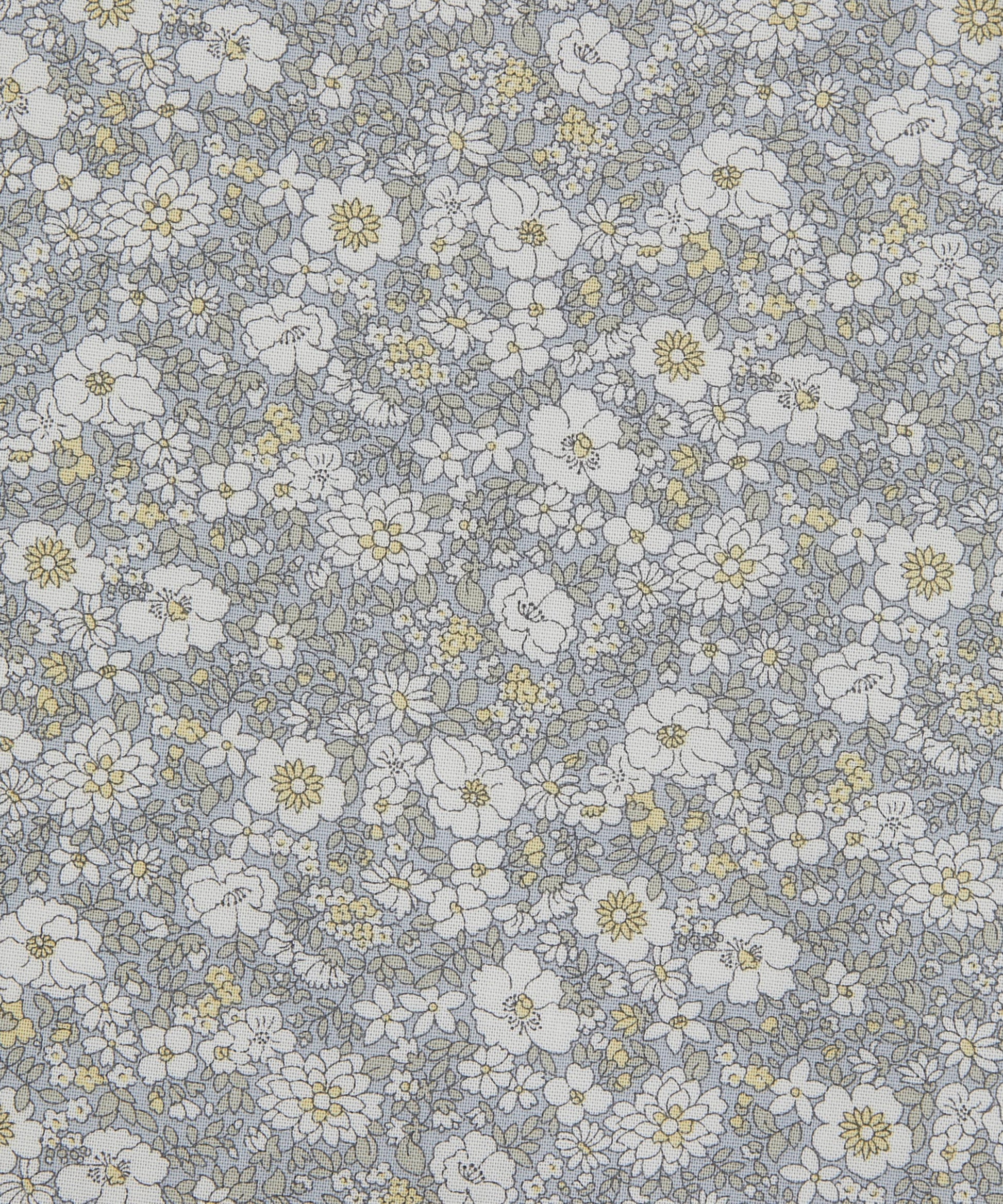 Arley Blossom Lasenby Quilting Cotton Fabric - Gray - Liberty