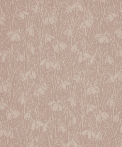 Blush Pink Snowdrop Spot Lasenby Quilting Cotton Fabric - Pink - Liberty