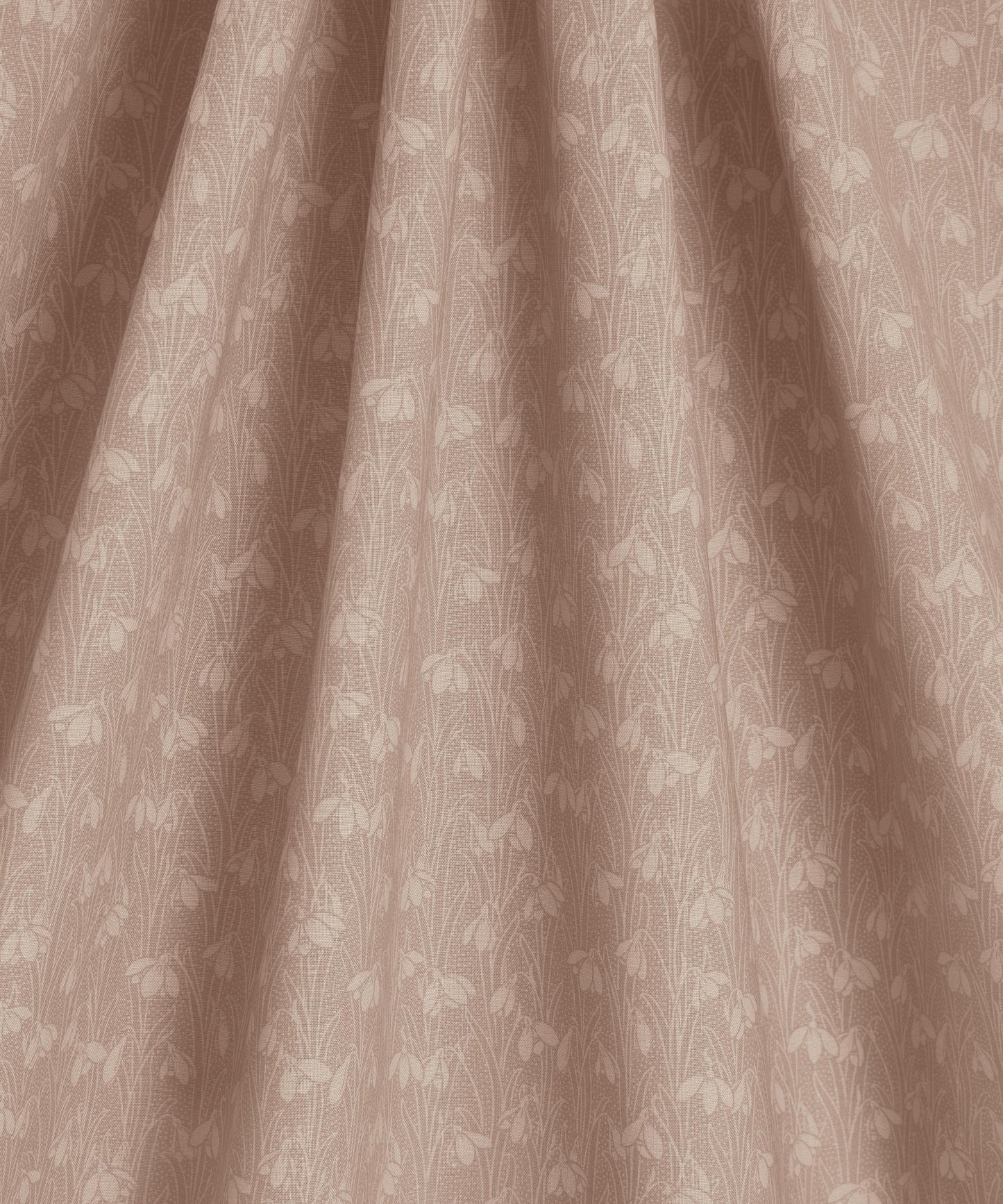 Blush Pink Snowdrop Spot Lasenby Quilting Cotton Fabric - Pink - Liberty