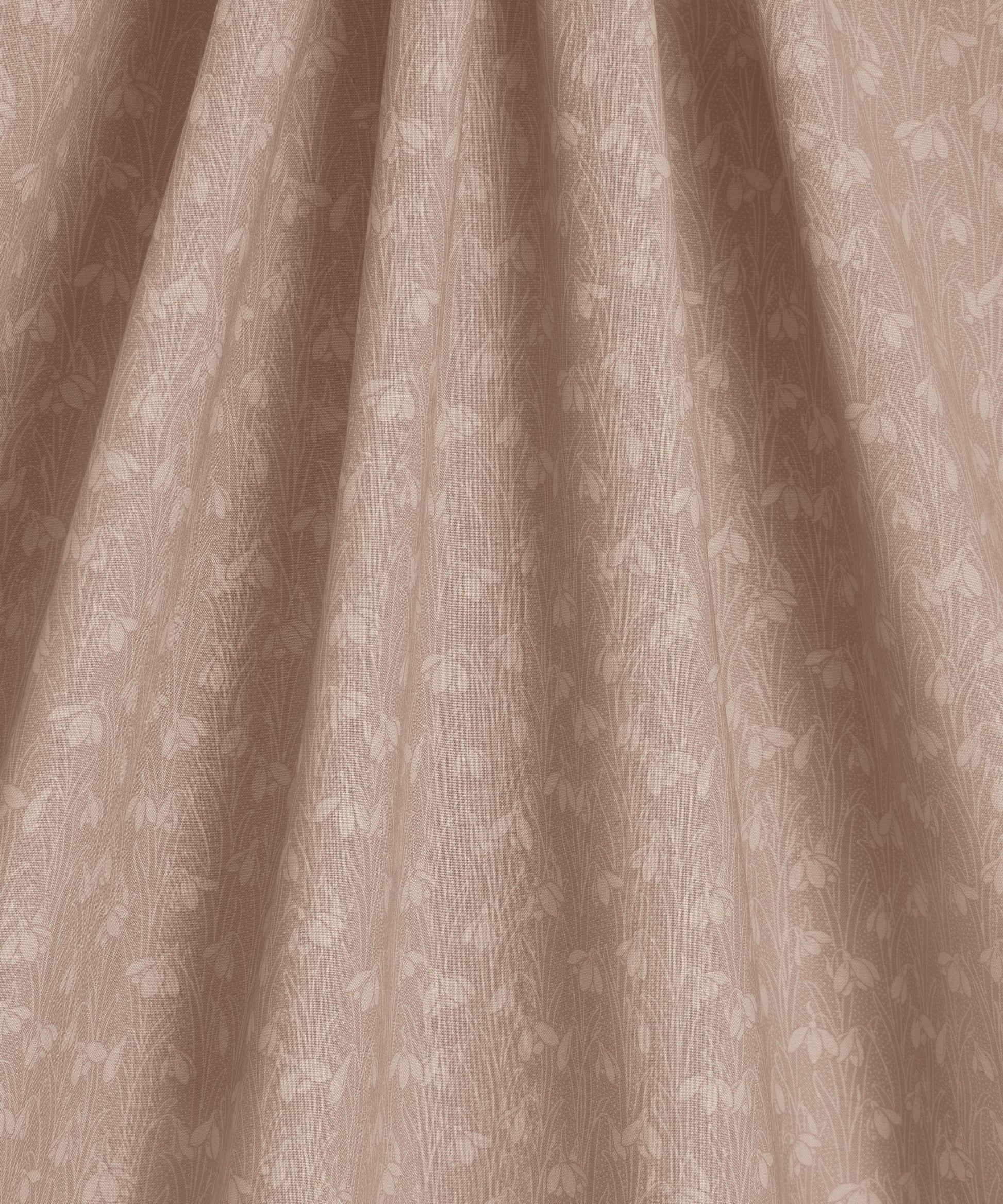 Blush Pink Snowdrop Spot Lasenby Quilting Cotton Fabric - Pink - Liberty
