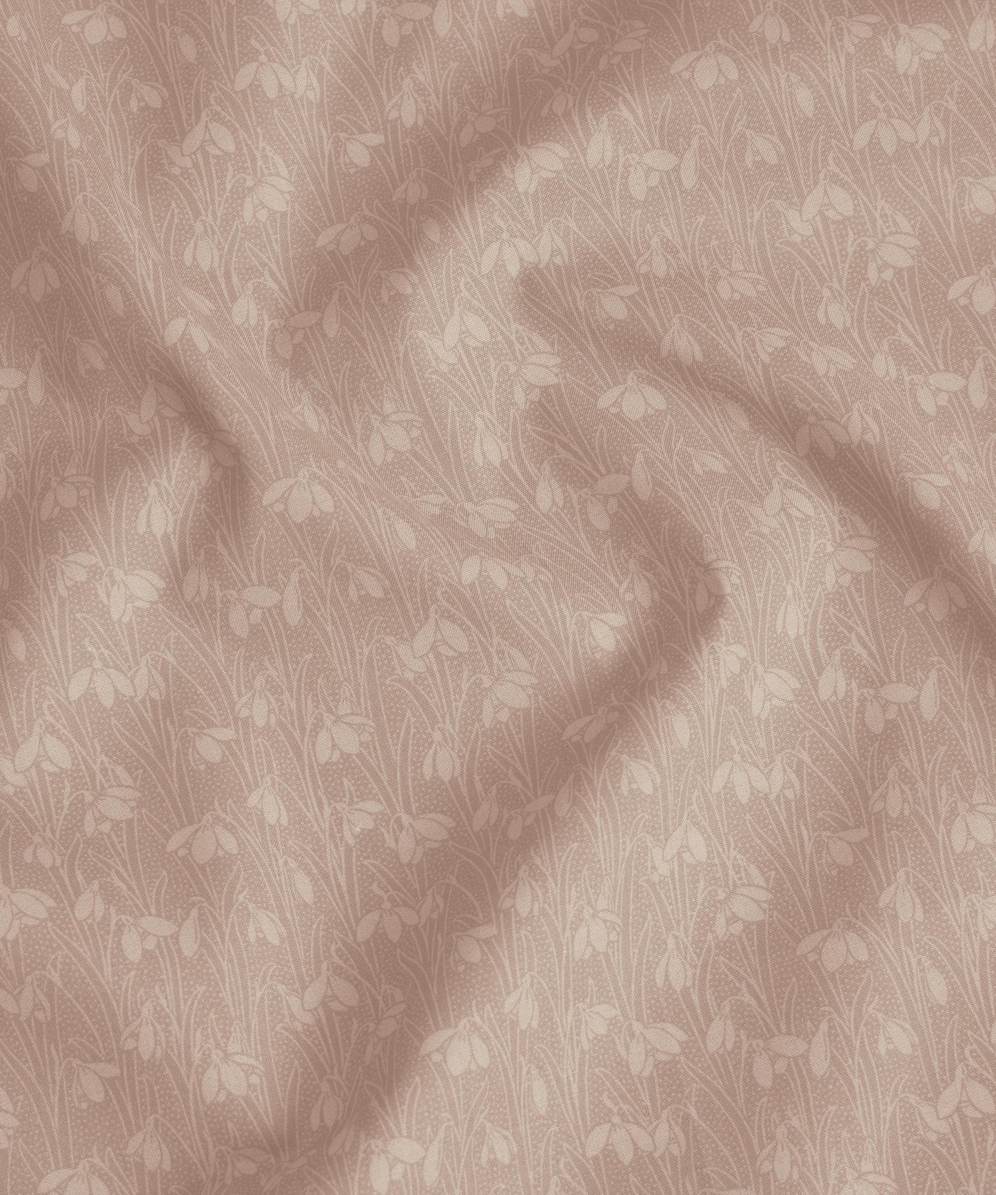 Blush Pink Snowdrop Spot Lasenby Quilting Cotton Fabric - Pink - Liberty