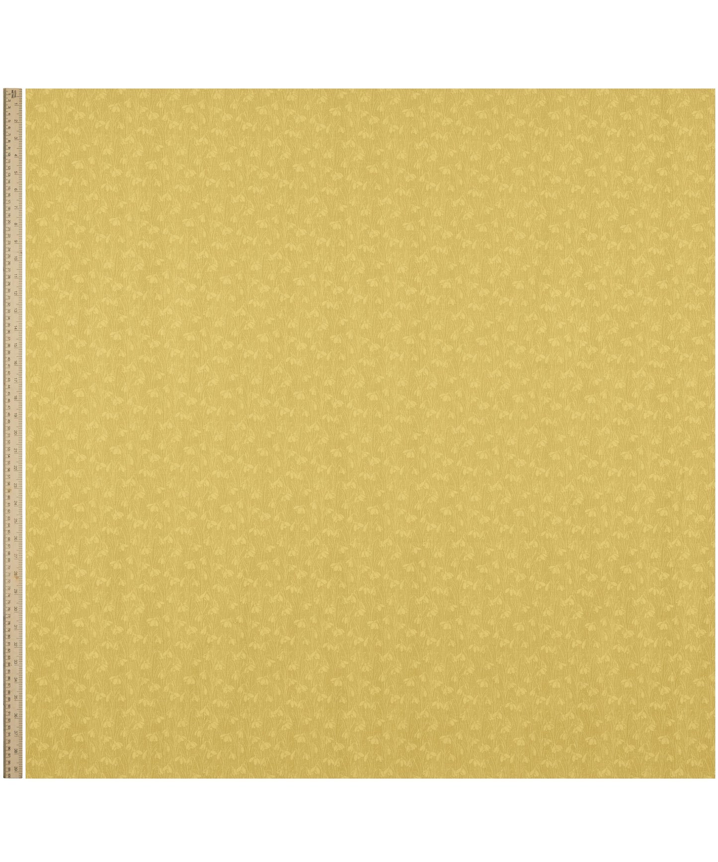 Beeswax Grey Snowdrop Spot Lasenby Quilting Cotton Fabric - Yellow - Liberty