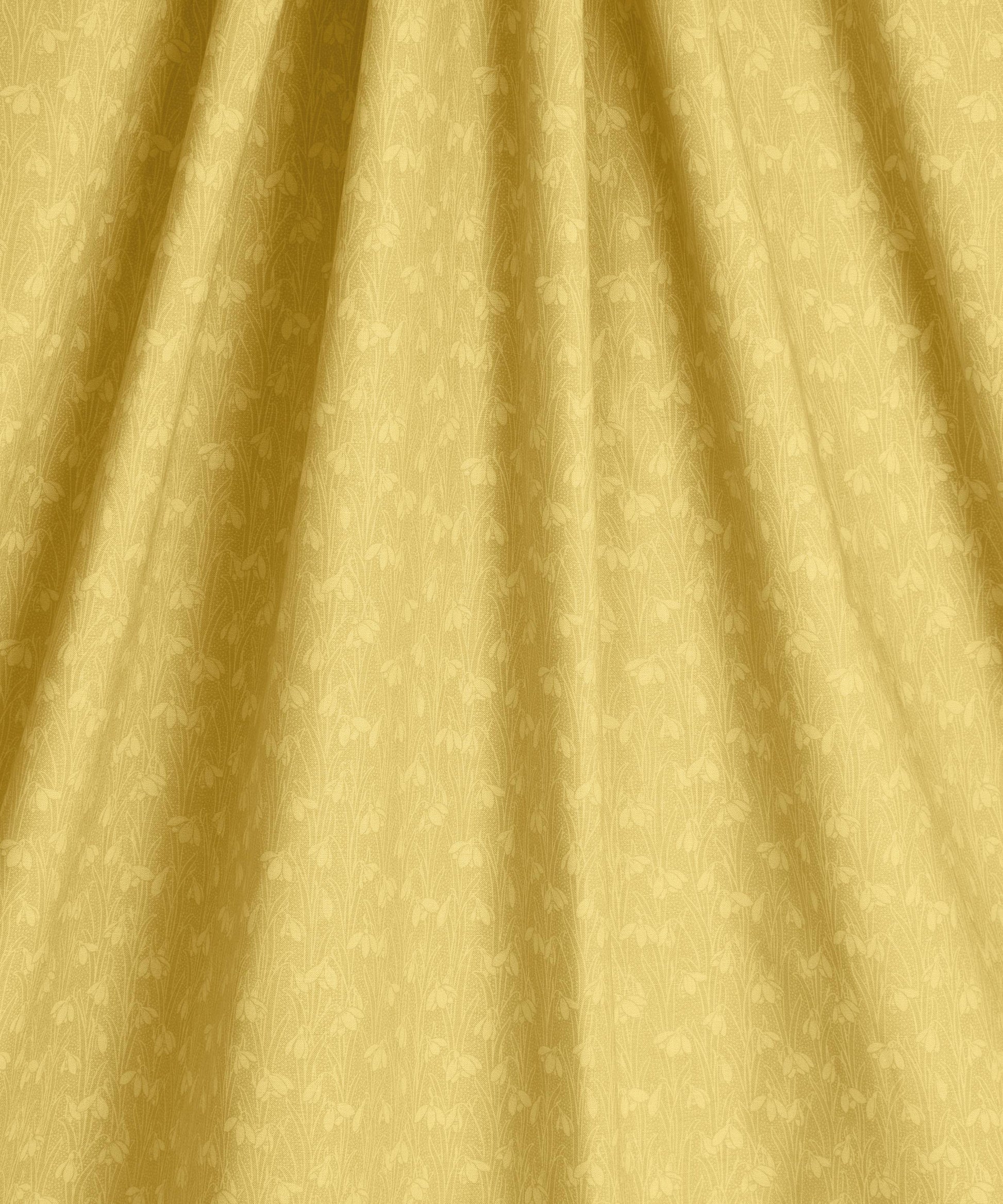 Beeswax Grey Snowdrop Spot Lasenby Quilting Cotton Fabric - Yellow - Liberty