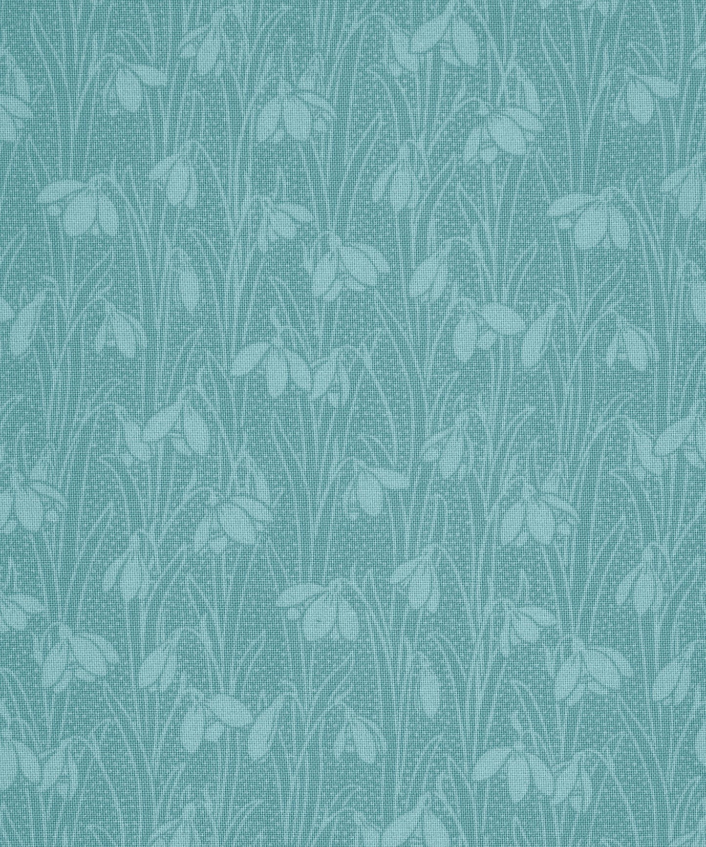 Steely Sky Snowdrop Spot Lasenby Quilting Cotton Fabric - Blue - Liberty