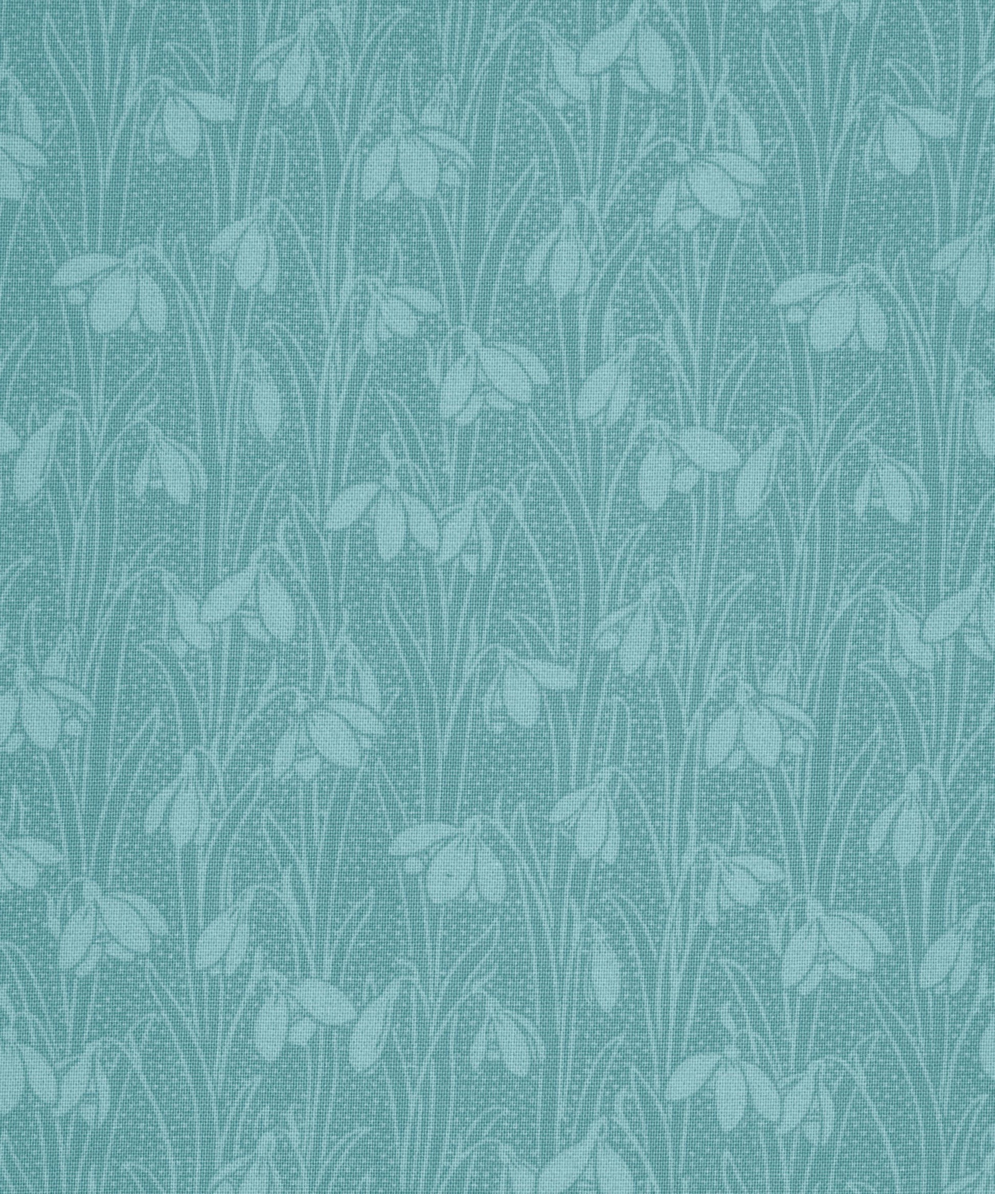 Steely Sky Snowdrop Spot Lasenby Quilting Cotton Fabric - Blue - Liberty
