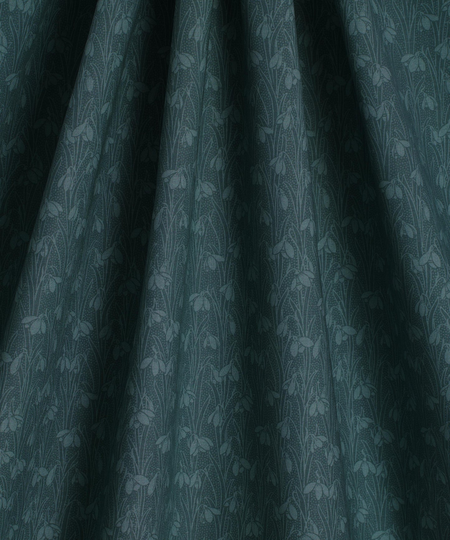 Indigo Delphinium Snowdrop Spot Lasenby Quilting Cotton Fabric - Blue - Liberty