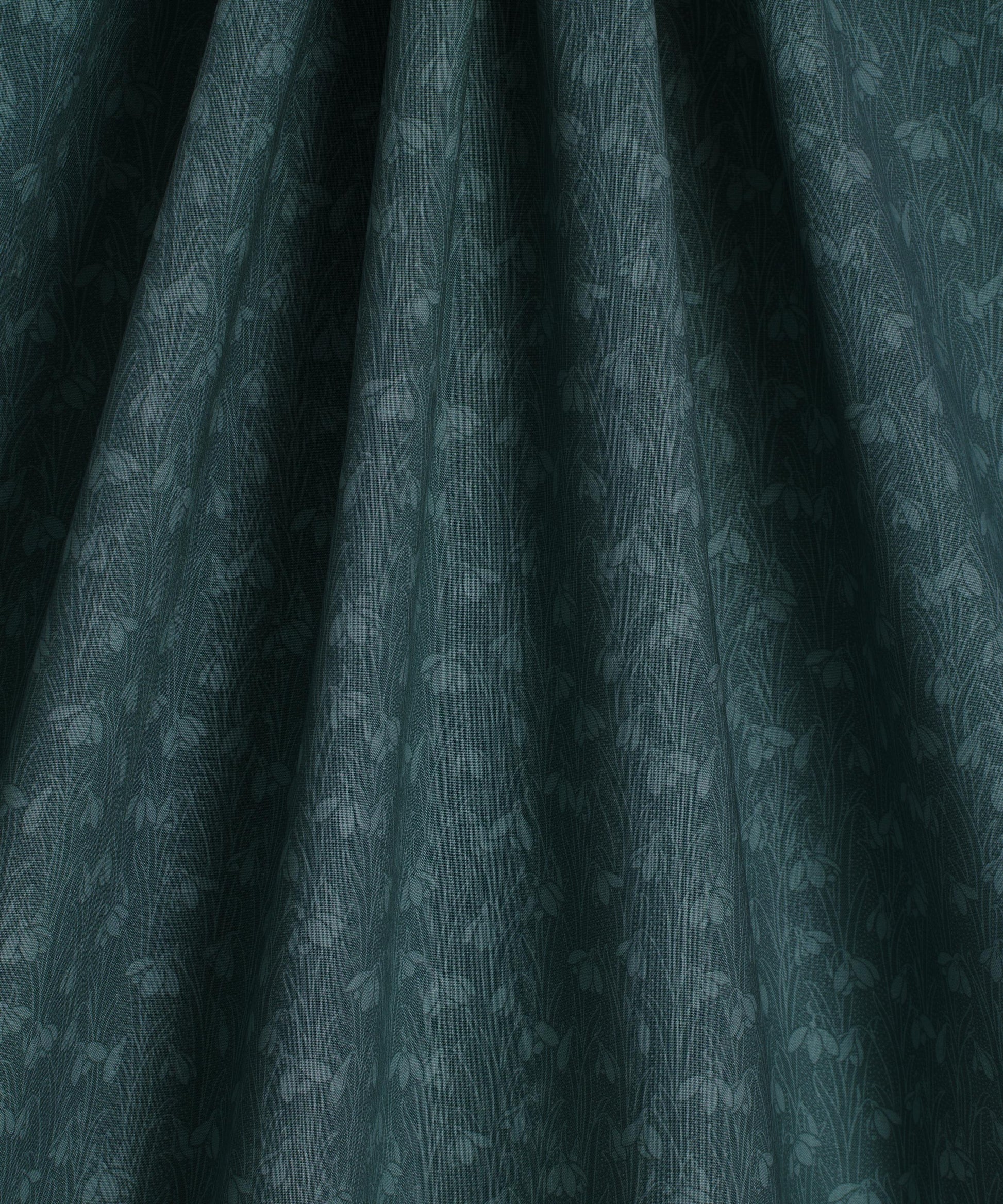 Indigo Delphinium Snowdrop Spot Lasenby Quilting Cotton Fabric - Blue - Liberty