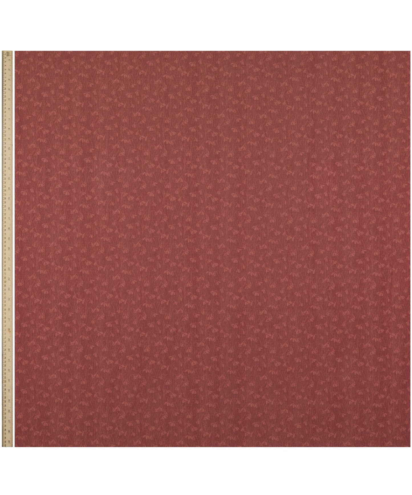 Sienna Red Snowdrop Spot Lasenby Quilting Cotton Fabric - Red - Liberty