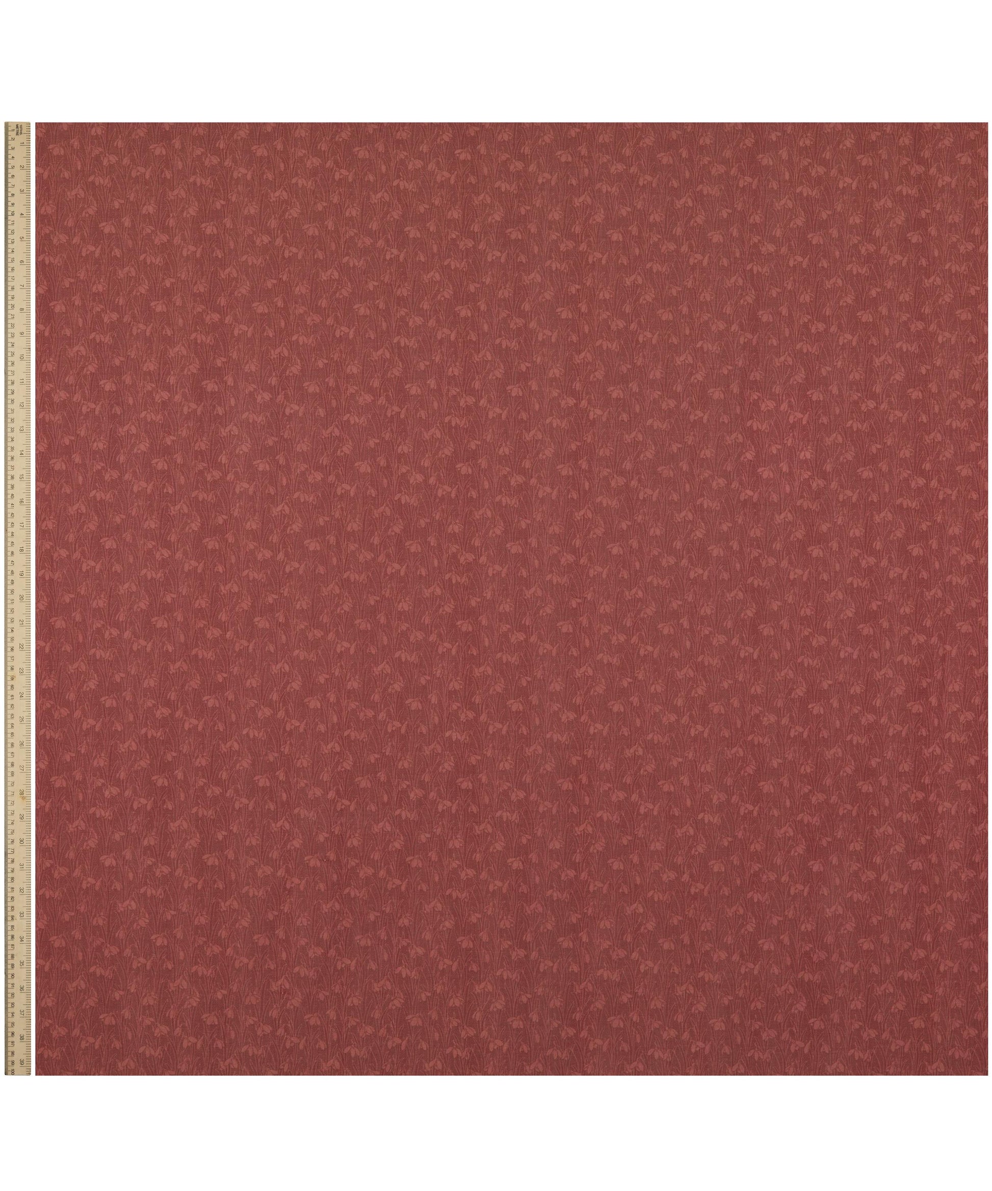 Sienna Red Snowdrop Spot Lasenby Quilting Cotton Fabric - Red - Liberty
