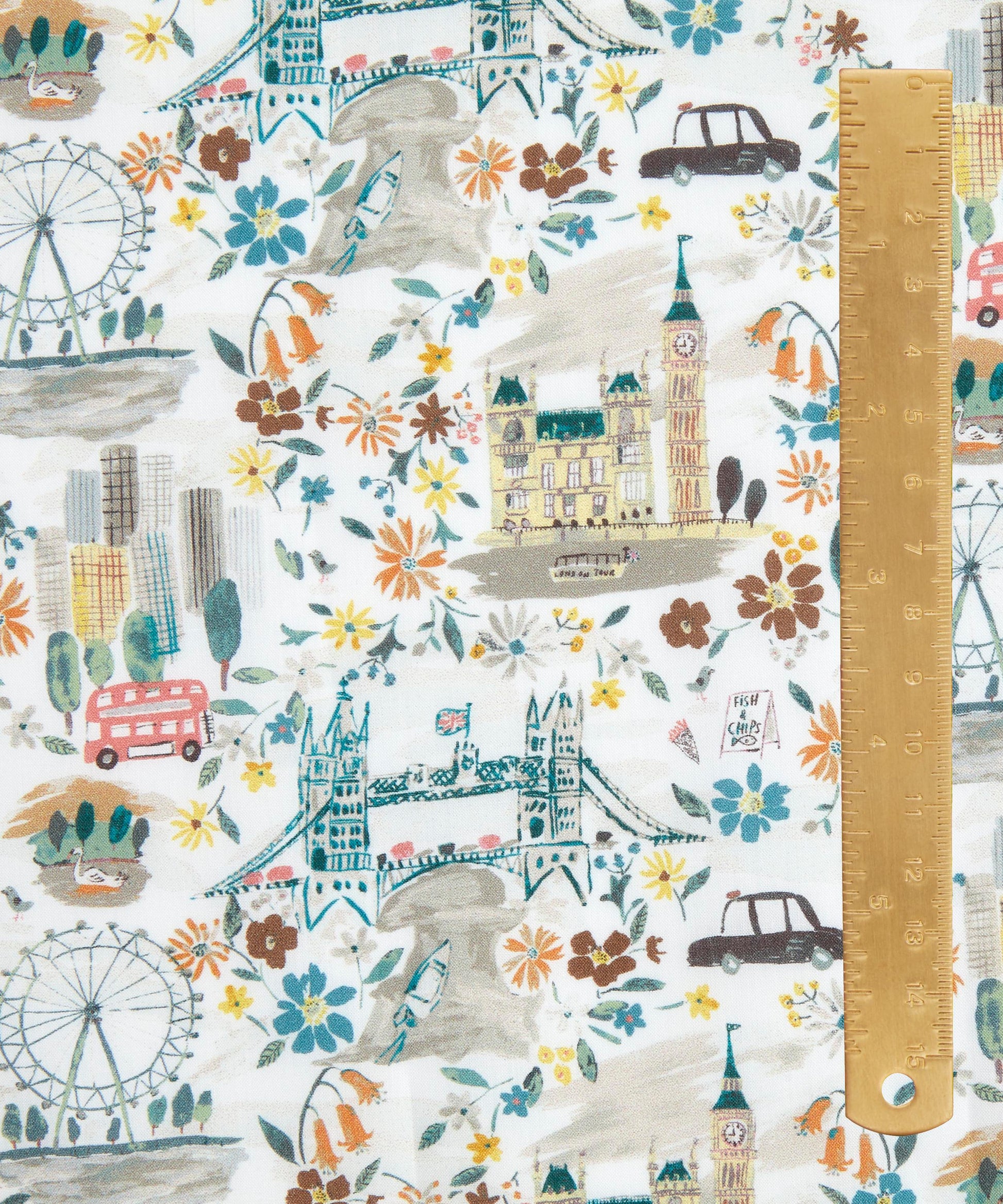 Pride And Bloom Organic Tana Lawn™ Cotton Fabric - Multicolor - Liberty